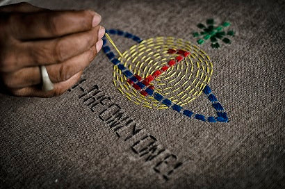 Vivienne Westwood Gaia Scarf made in Nepal