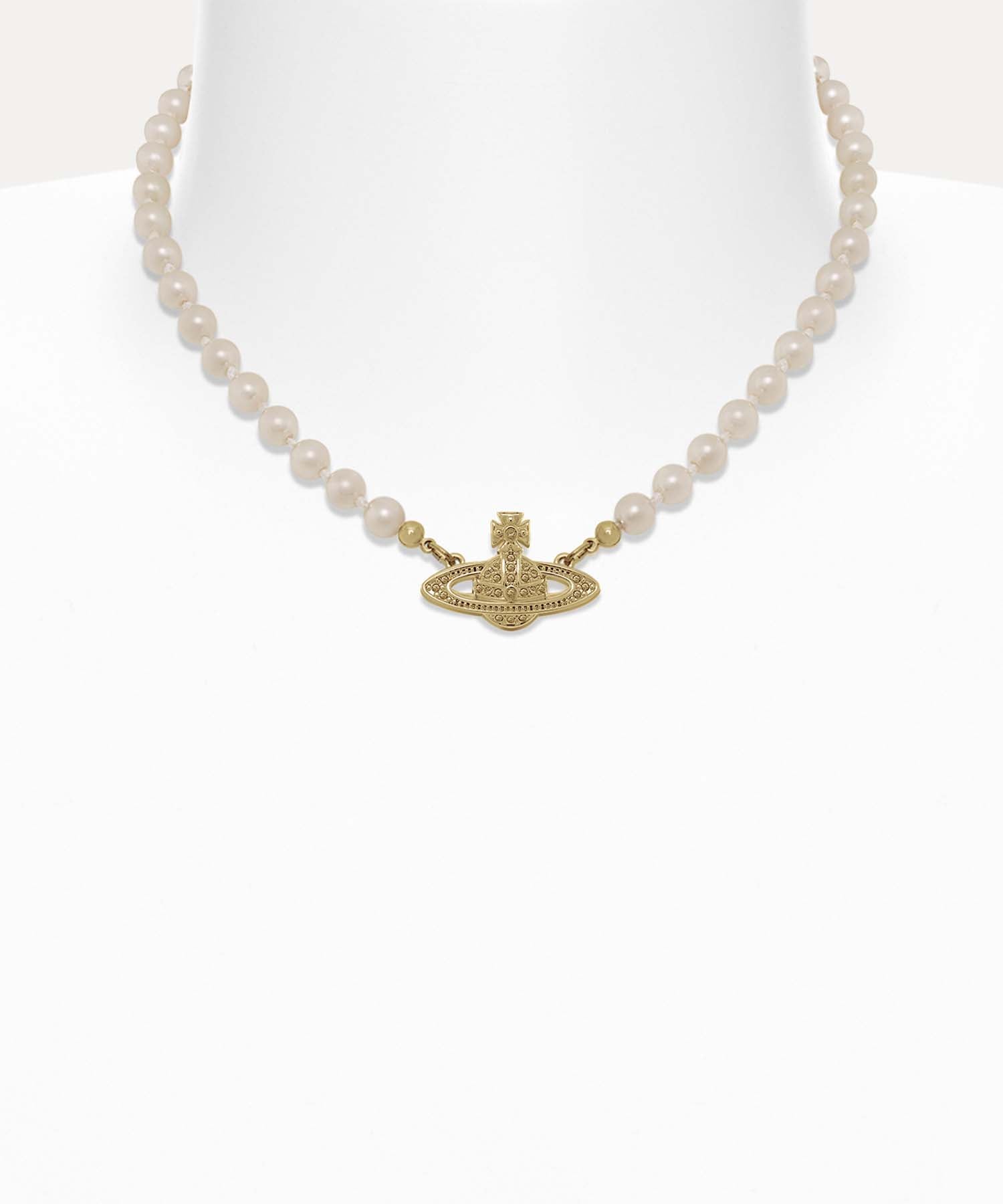 Vivienne Westwood ミニバスリリーフ ネックレス　チョーカー MINI BAS RELIEF チョーカー(ゴールド)（レディース）（1205999105