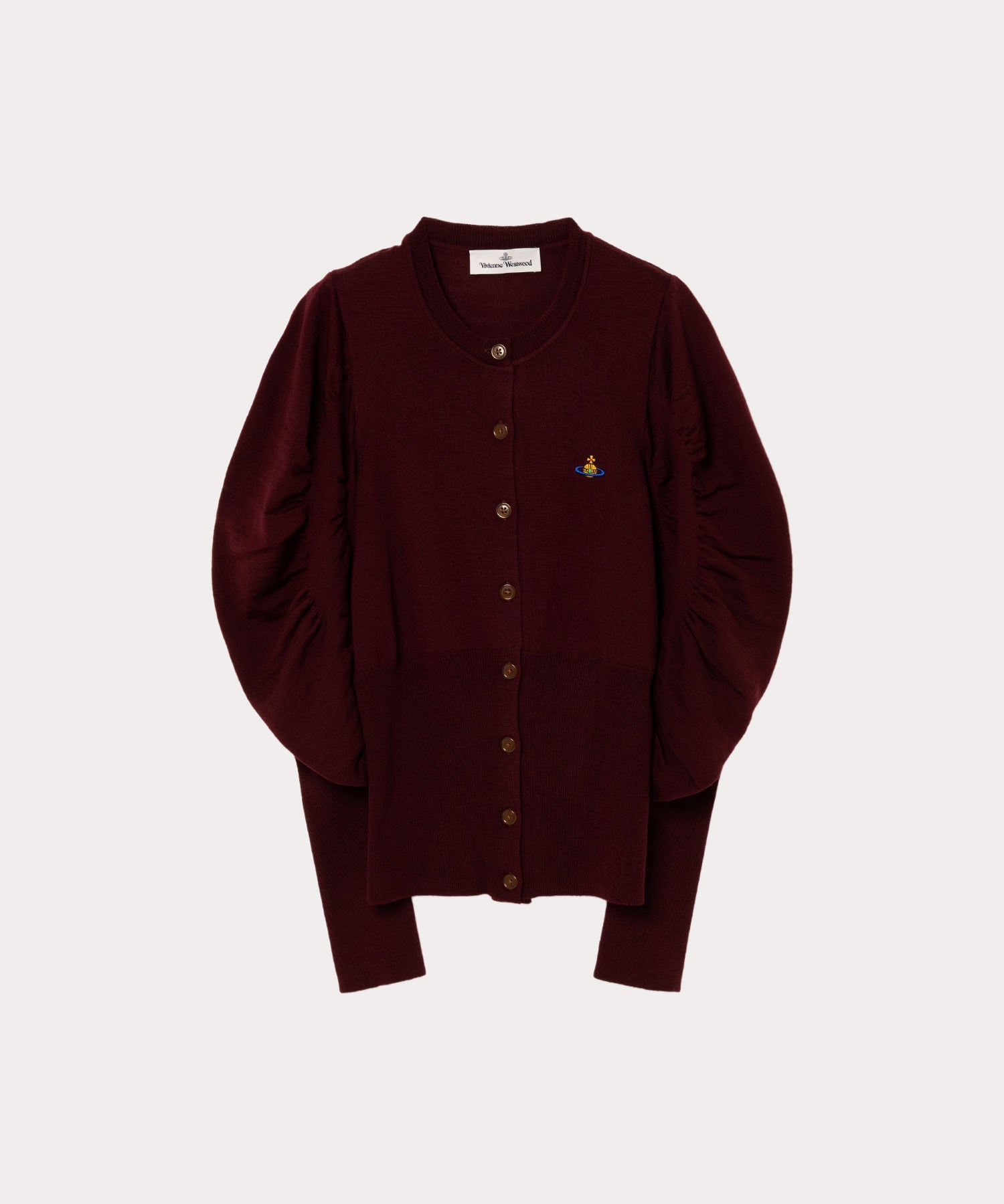 Vivienne Westwood ネイビー×レッド カーディガン サイズ2 Vivienne Westwood ネイビー×レッド カーディガン サイズ2