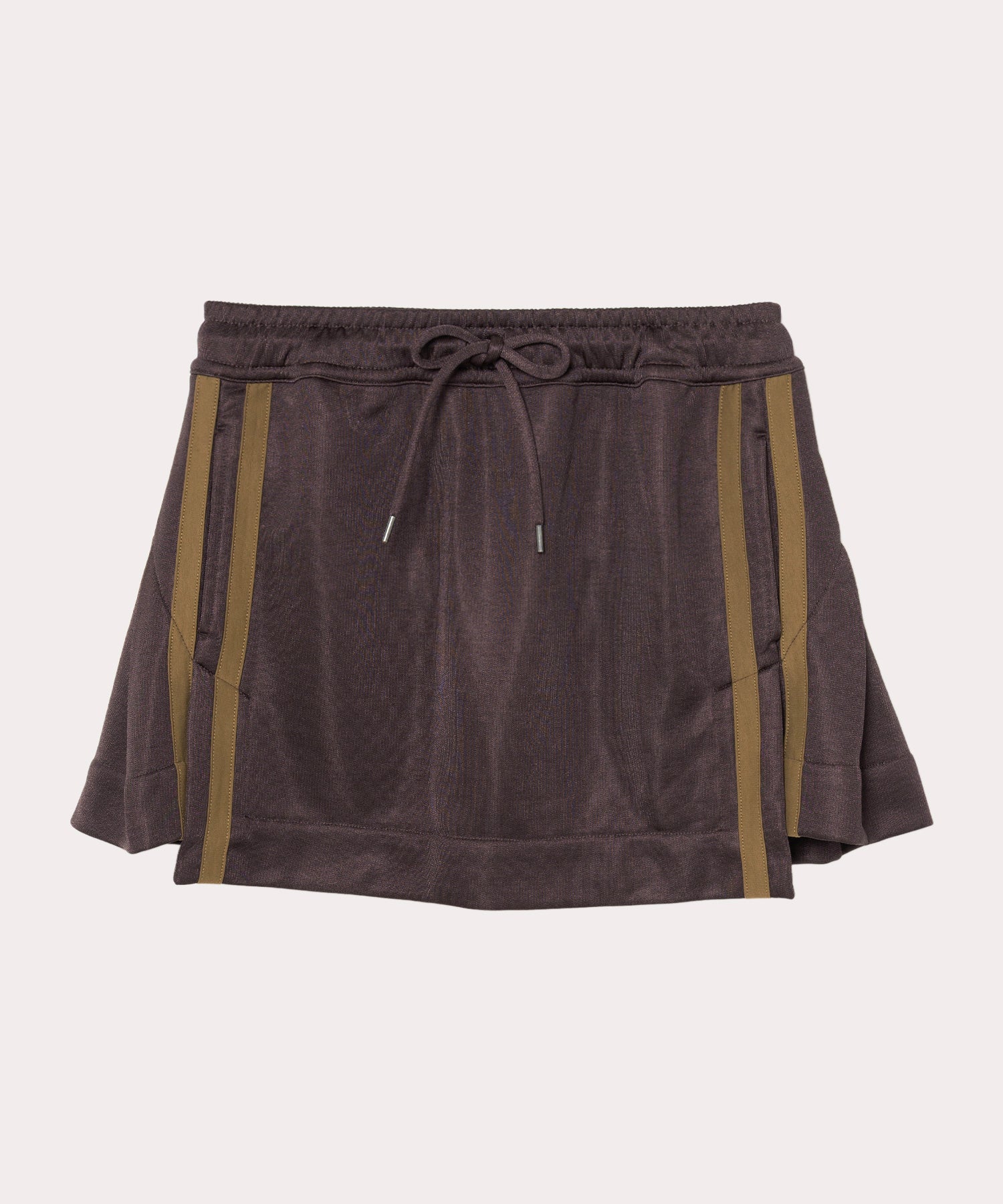 STRIPED CHEERLEADER スカート(ブラウン)（レディース）（1210252033