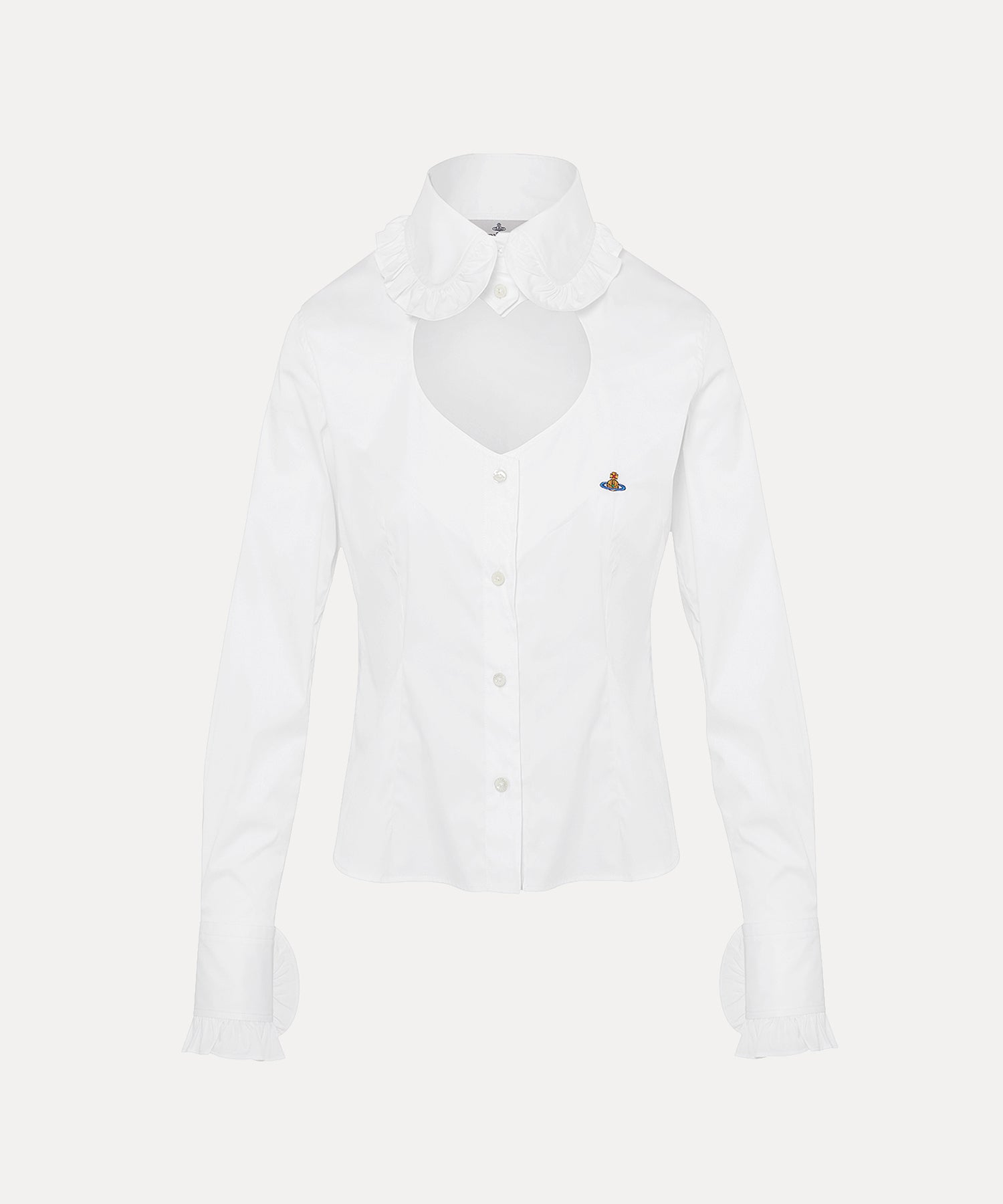 TOULOUSE FRILL シャツ(ホワイト)（レディース）（1210852051