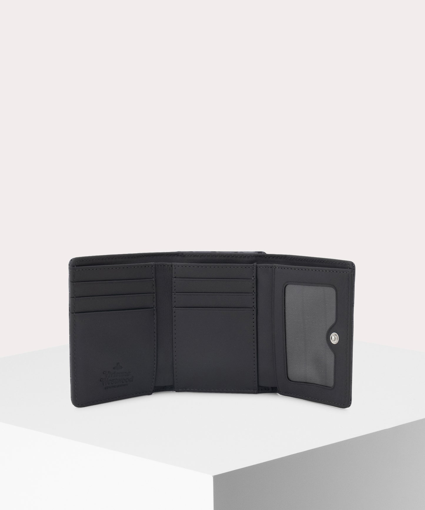 EMBOSSED 口金三つ折り財布