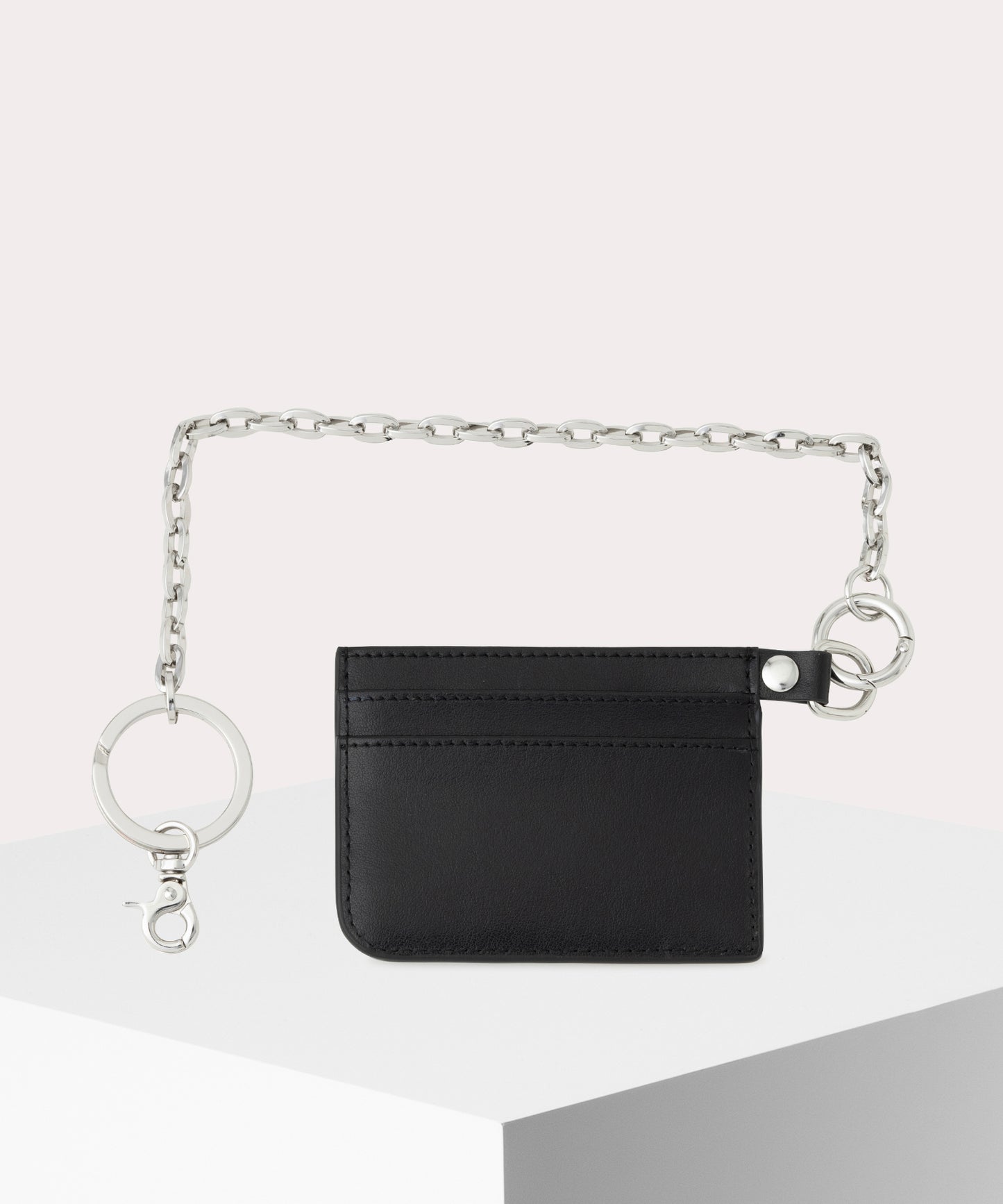 SMOOTH LEATHER チェーン付きカードケース