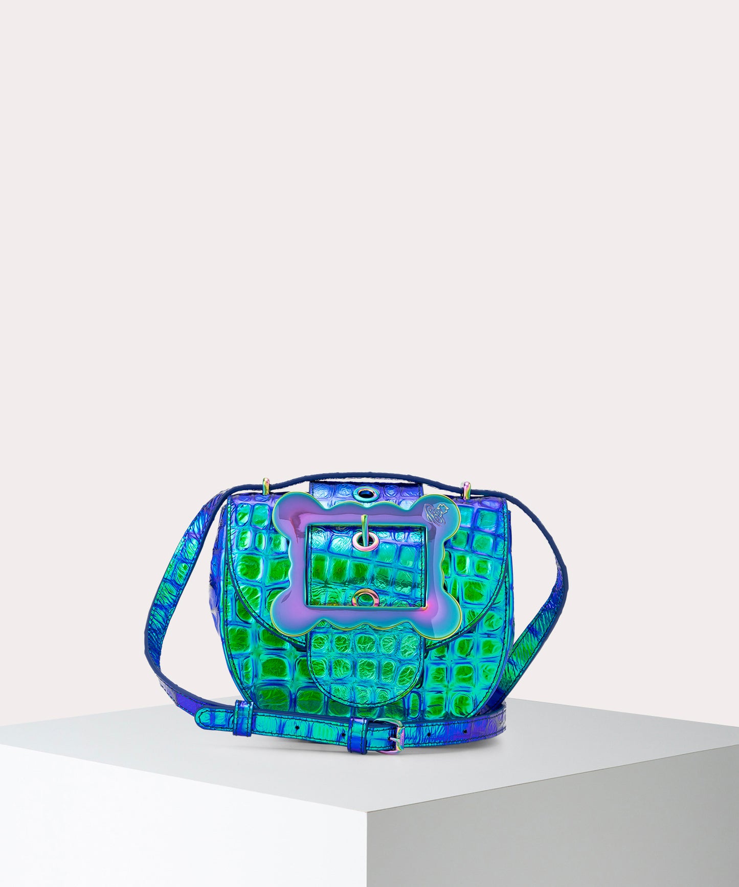 IRIDESCENT CROC JODIE ショルダーバッグ