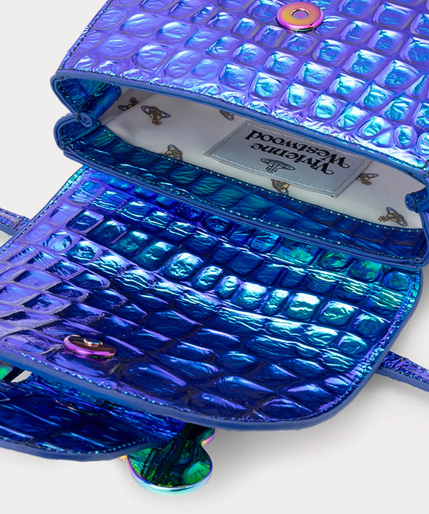 IRIDESCENT CROC JODIE ショルダーバッグ