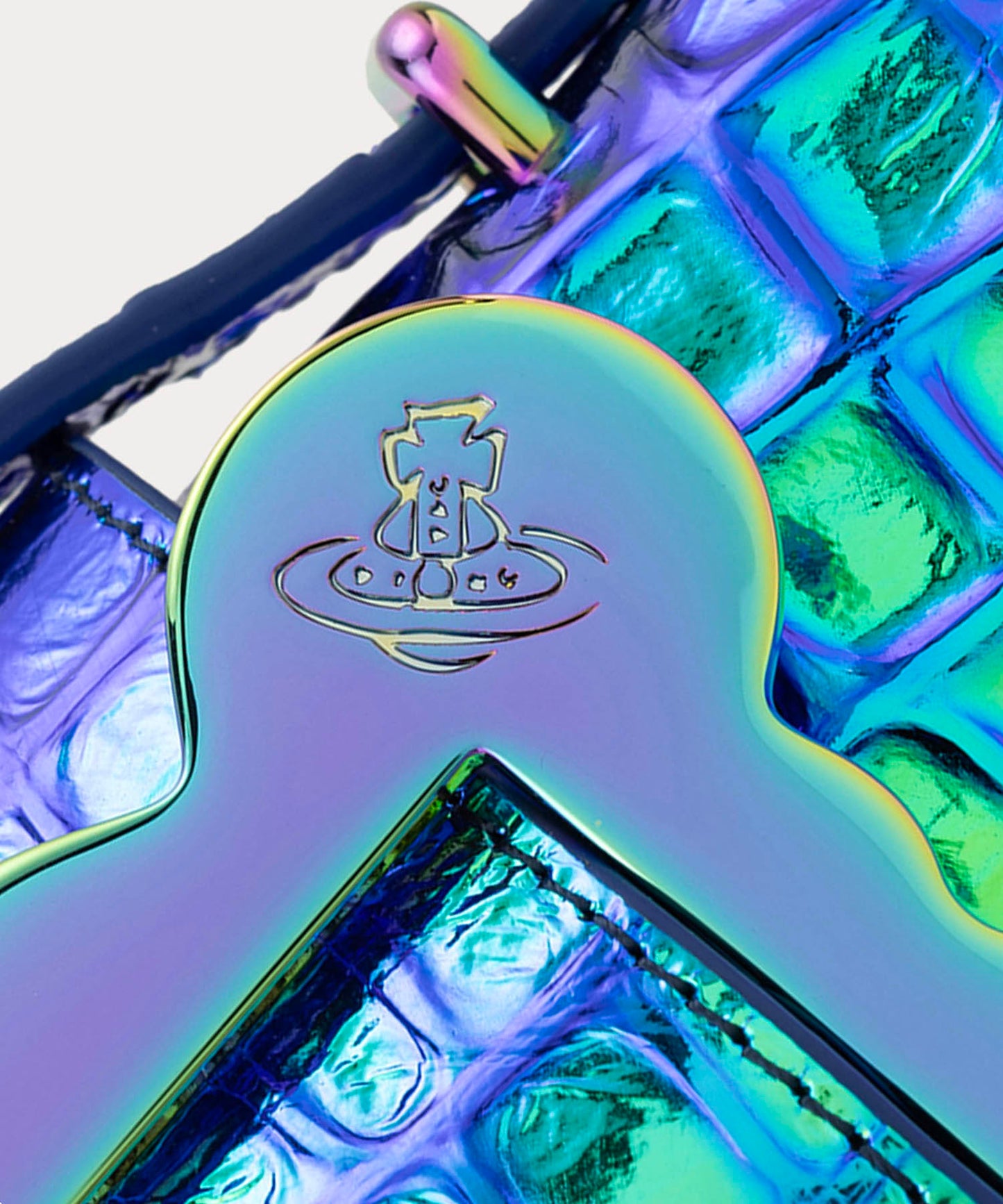 IRIDESCENT CROC JODIE ショルダーバッグ