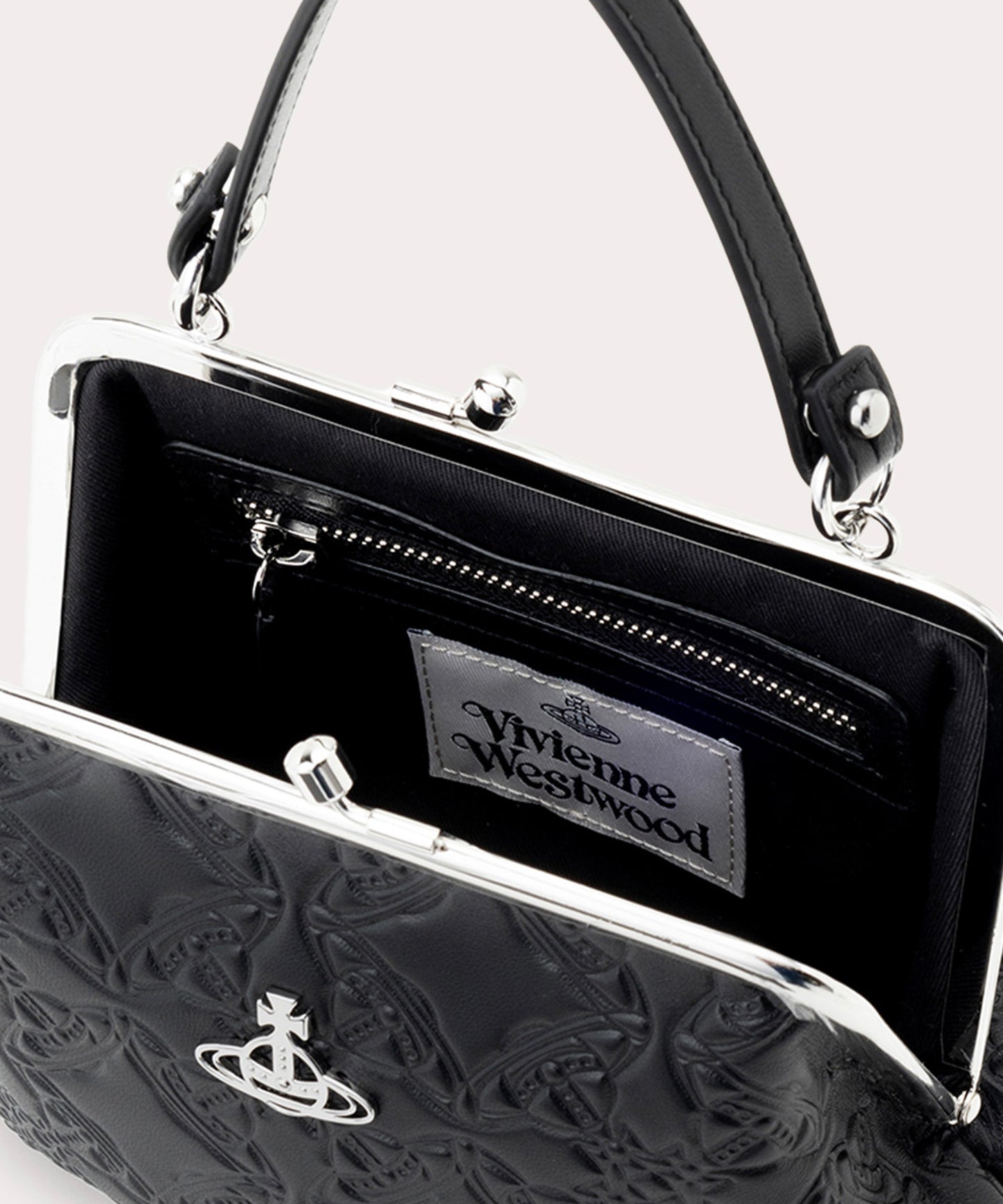EMBOSSED NAPPA GRANNY 口金ミニショルダーバッグ
