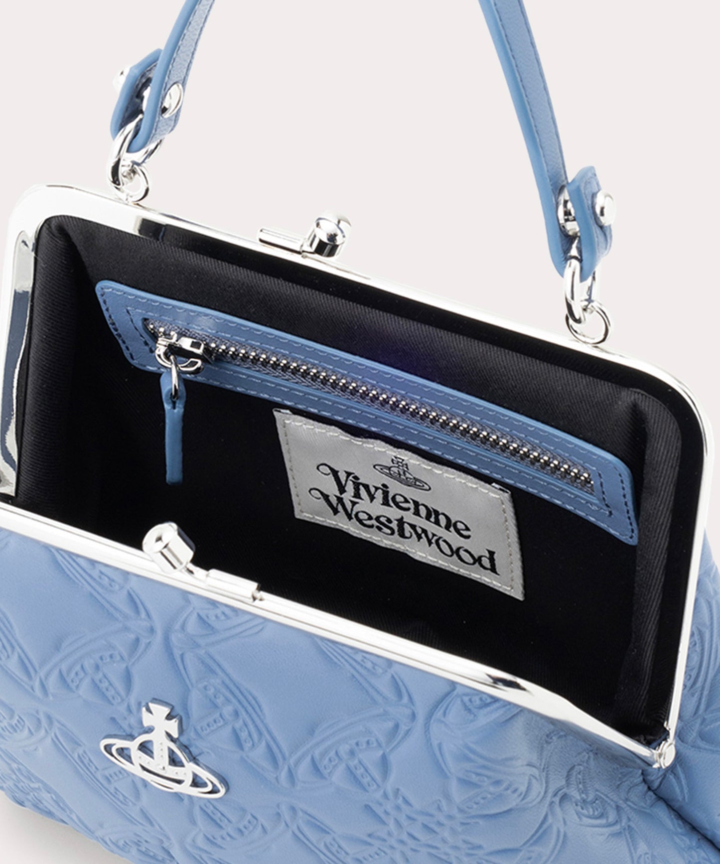 EMBOSSED NAPPA GRANNY 口金ミニショルダーバッグ