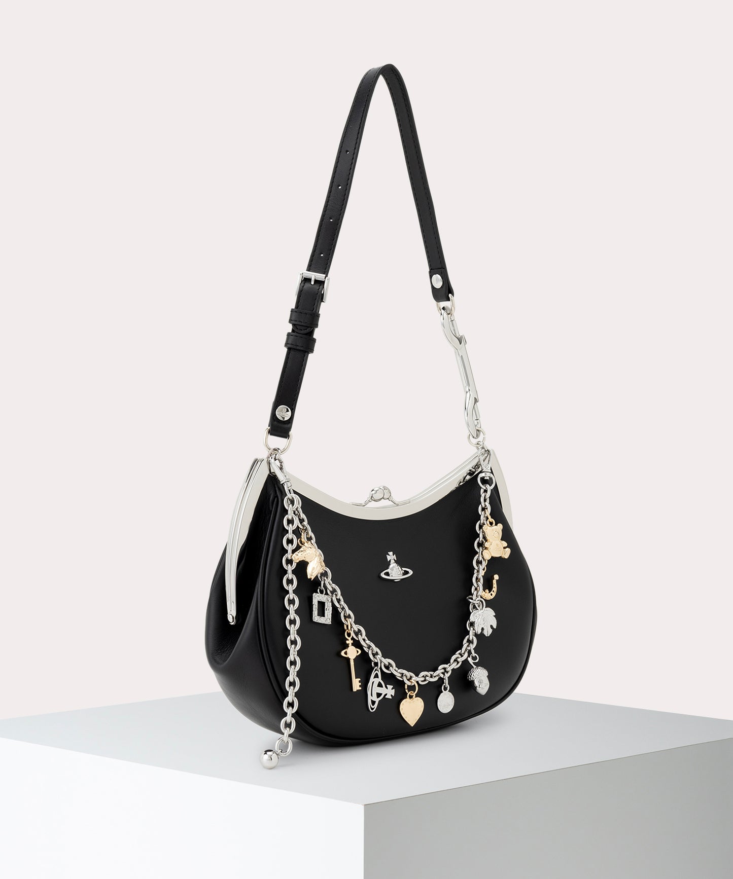 CHARM 口金ショルダーバッグ