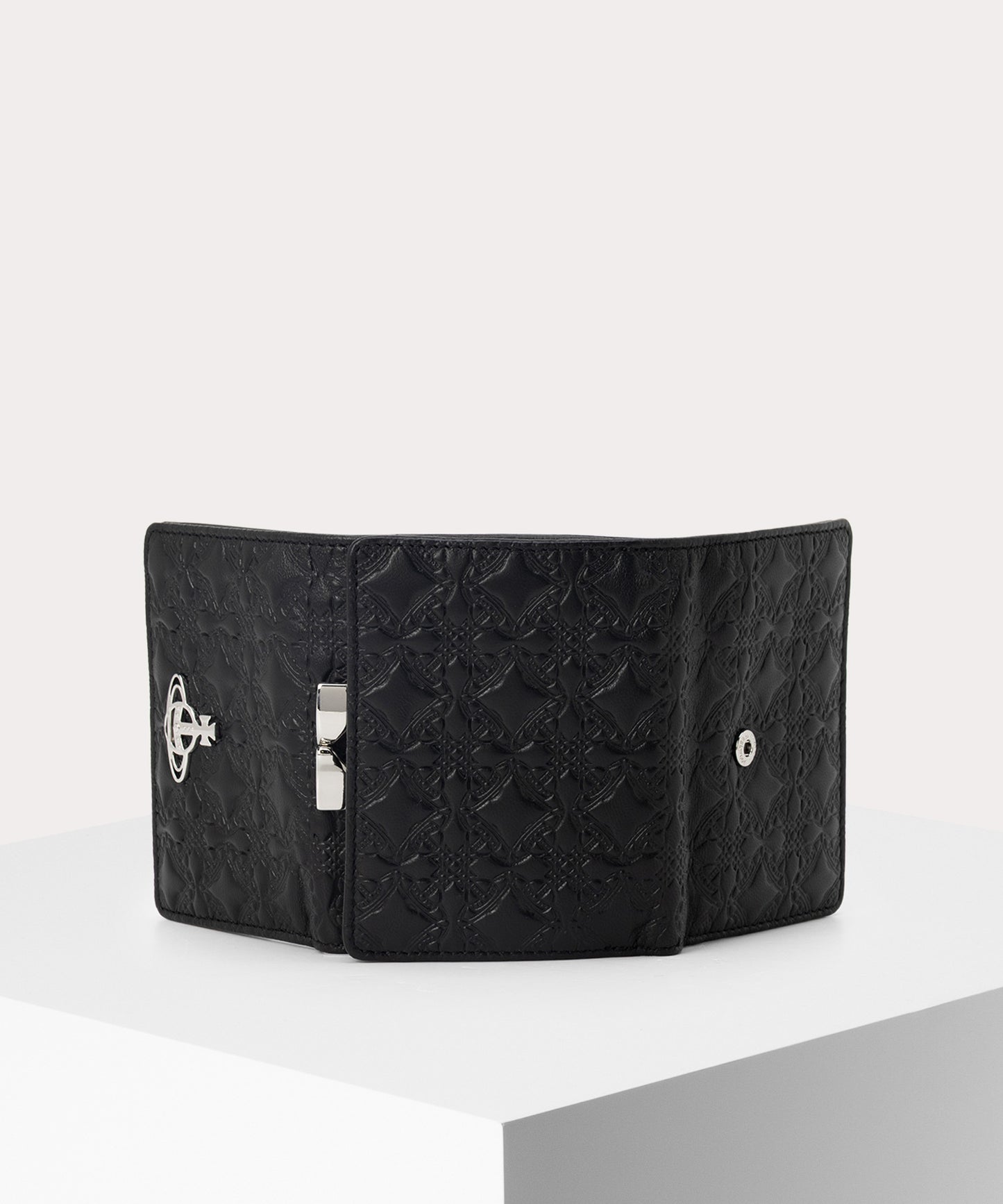 EMBOSSED NAPPA 口金三つ折り財布