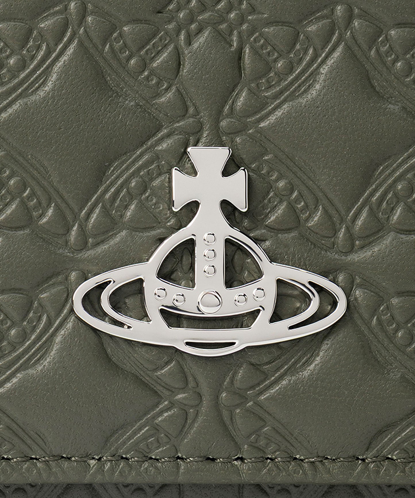 EMBOSSED NAPPA 口金三つ折り財布