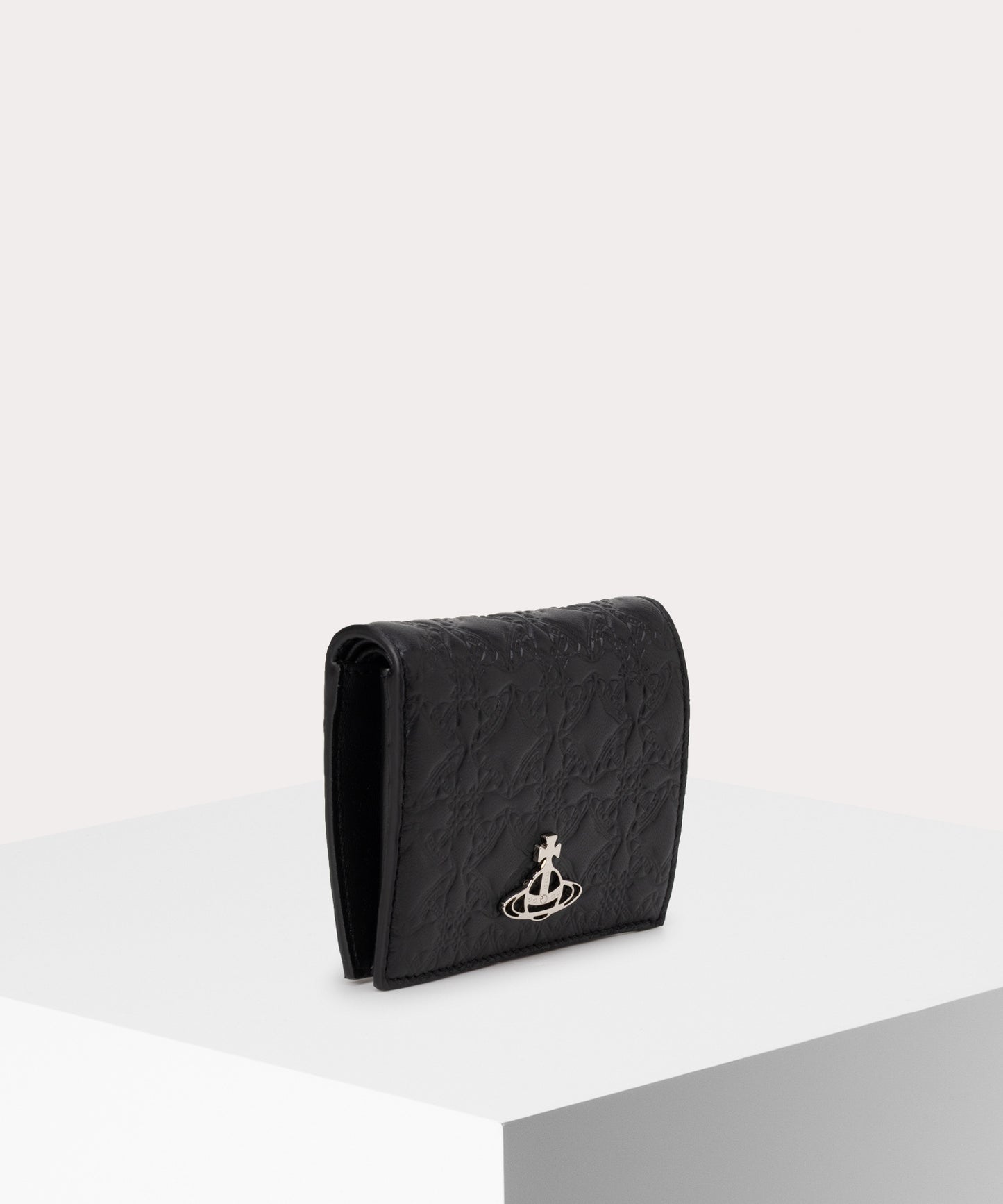 EMBOSSED NAPPA WOMAN 二つ折りミニ財布