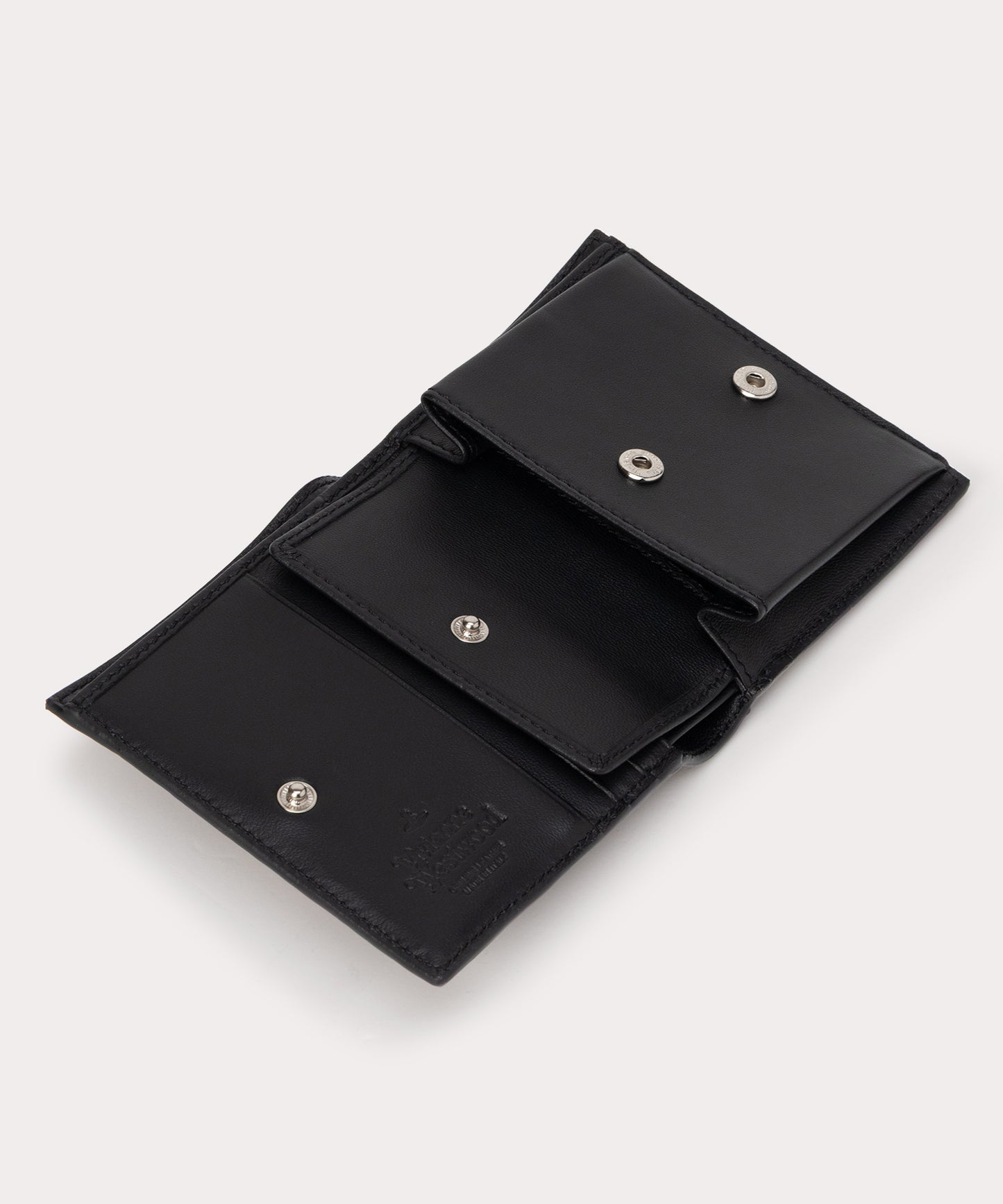 EMBOSSED NAPPA WOMAN 二つ折りミニ財布