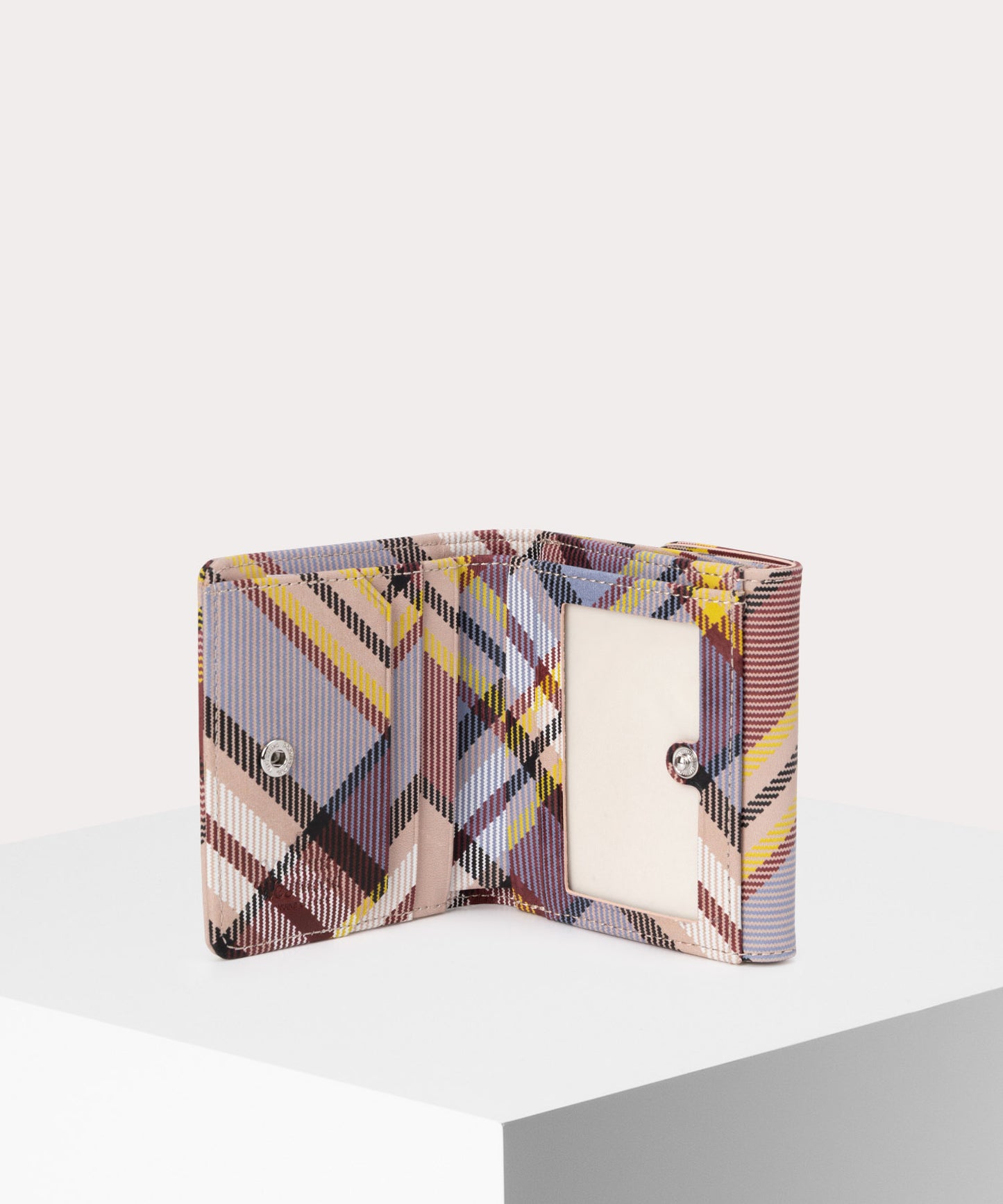 NUBUCK TARTAN 二つ折りミニ財布