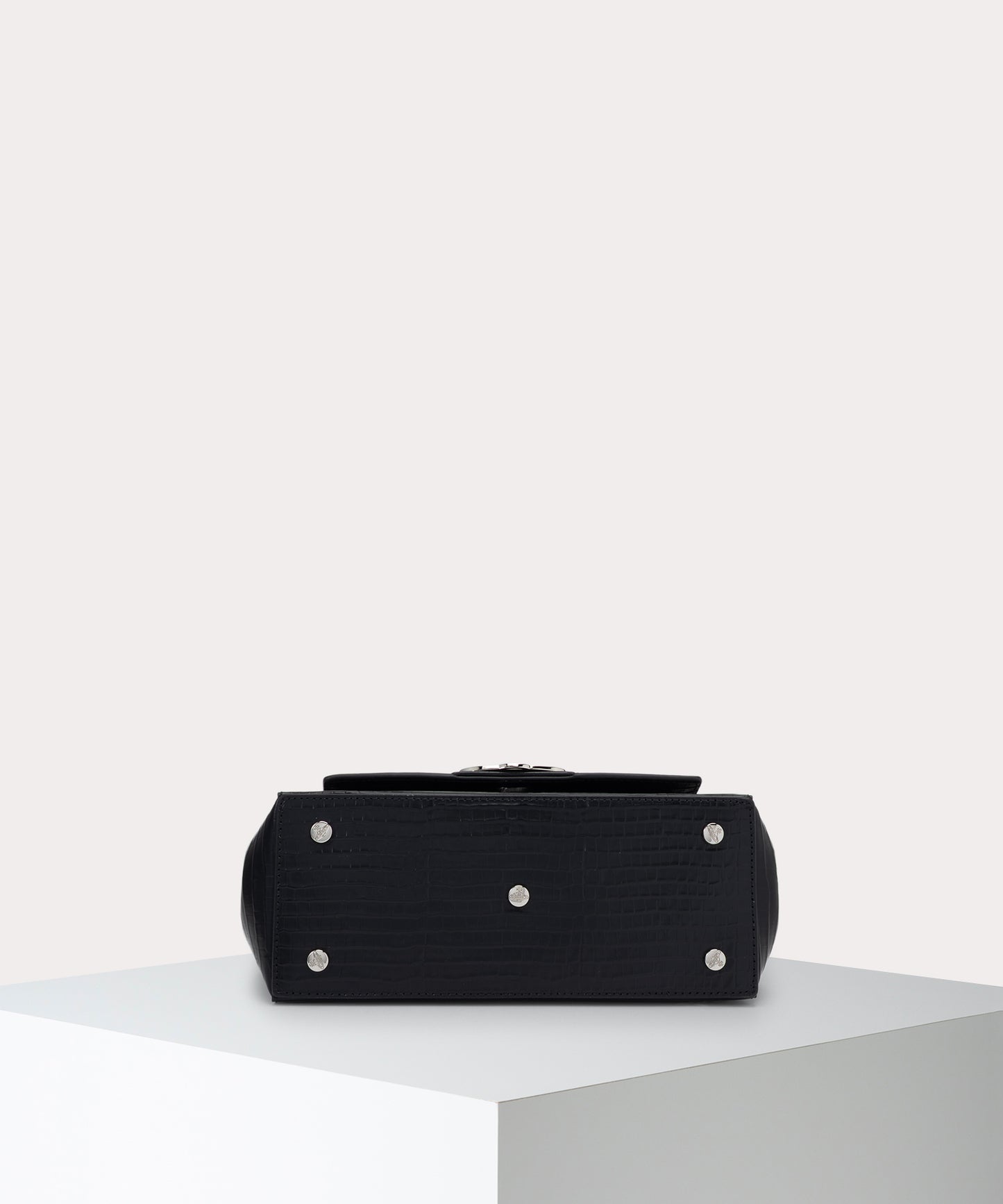 MINI CROC EMBOSSED HAZEL ハンドバッグM