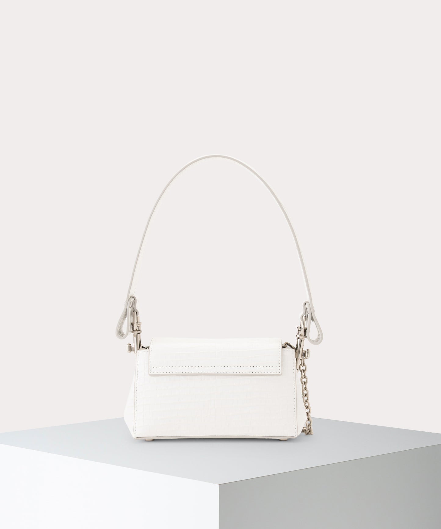 MINI CROC EMBOSSED HAZEL ハンドバッグS