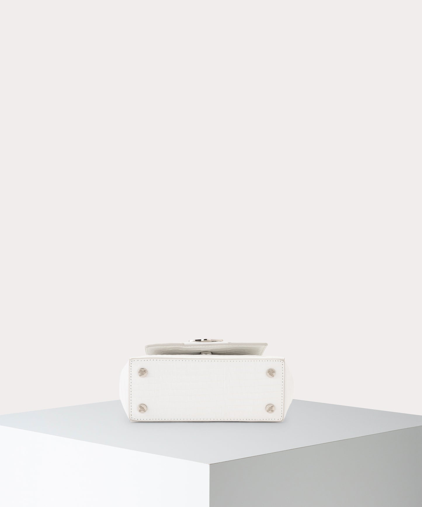MINI CROC EMBOSSED HAZEL ハンドバッグS