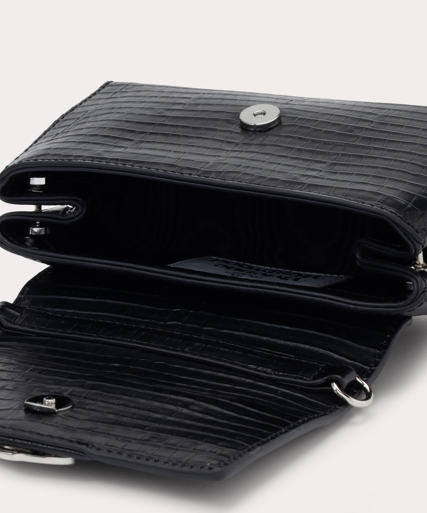 MINI CROC EMBOSSED HAZEL ハンドバッグS