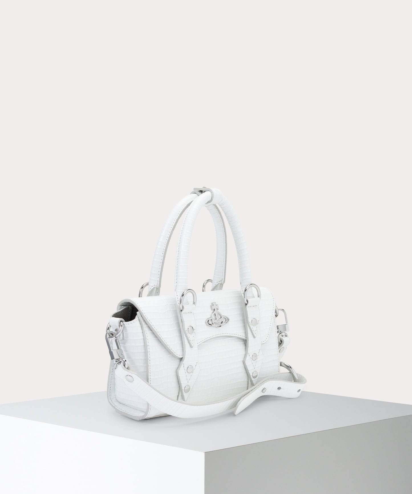 MINI CROC EMBOSSED BETTINA ミニショルダーバッグ
