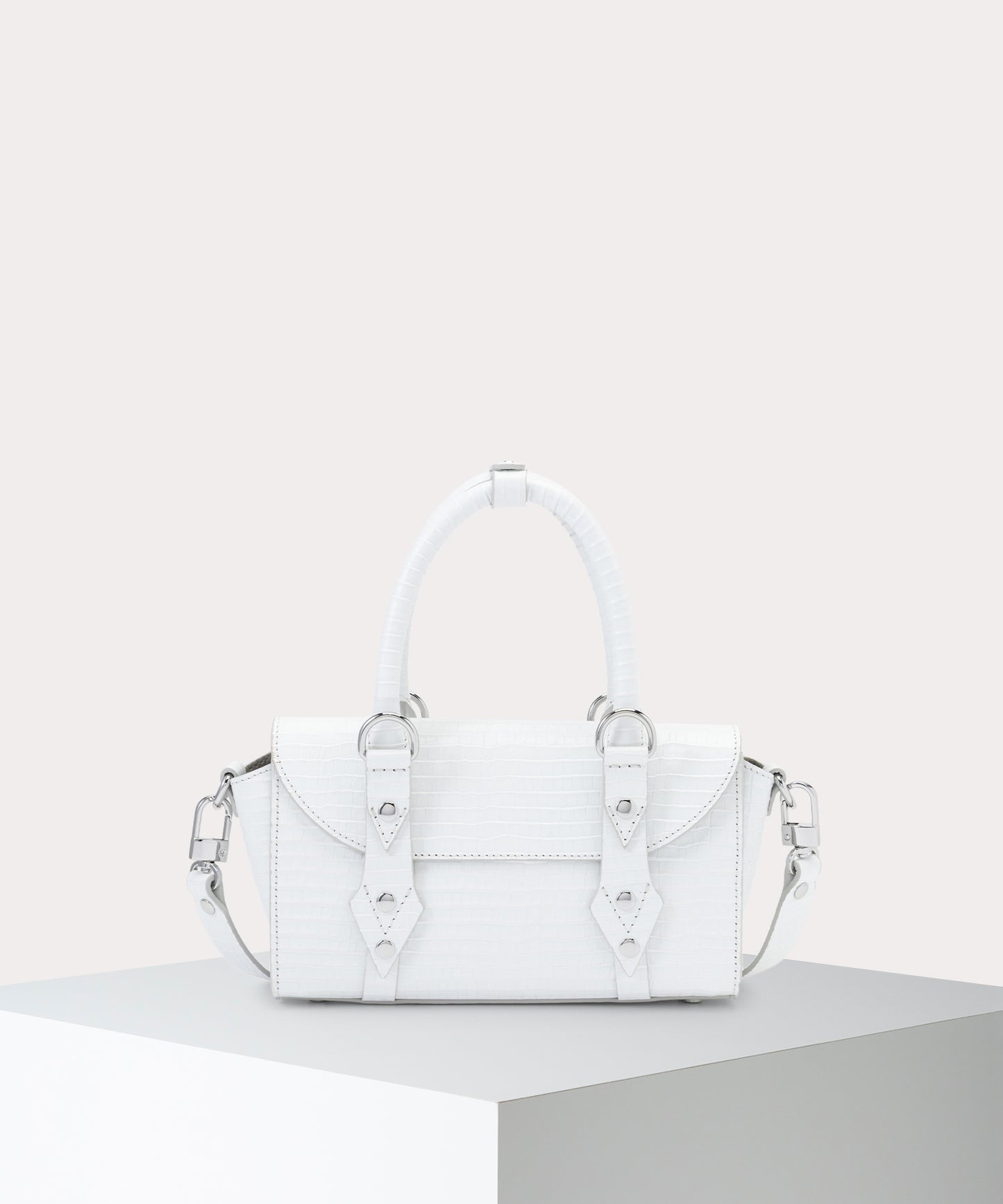 MINI CROC EMBOSSED BETTINA ミニショルダーバッグ