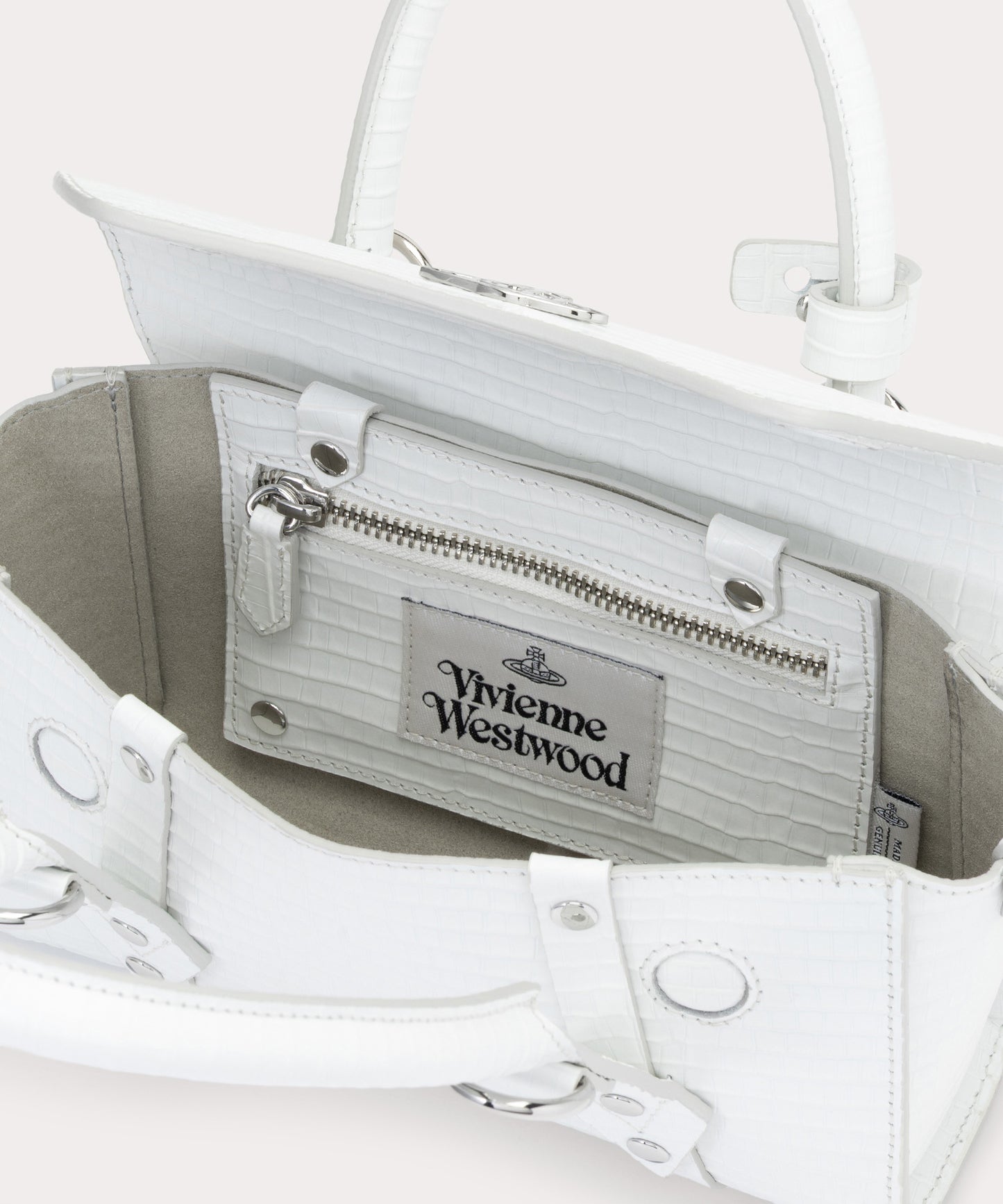 MINI CROC EMBOSSED BETTINA ミニショルダーバッグ