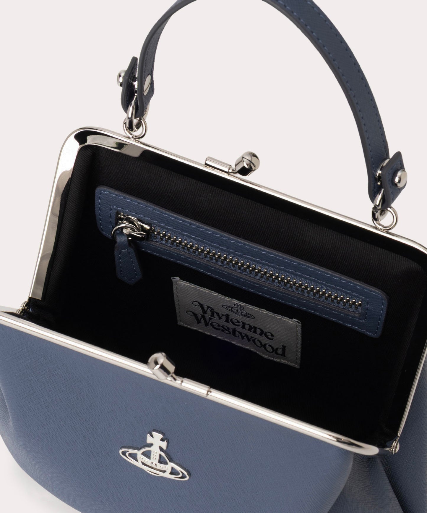 SAFFIANO PLAIN GRANNY 口金ショルダーバッグ