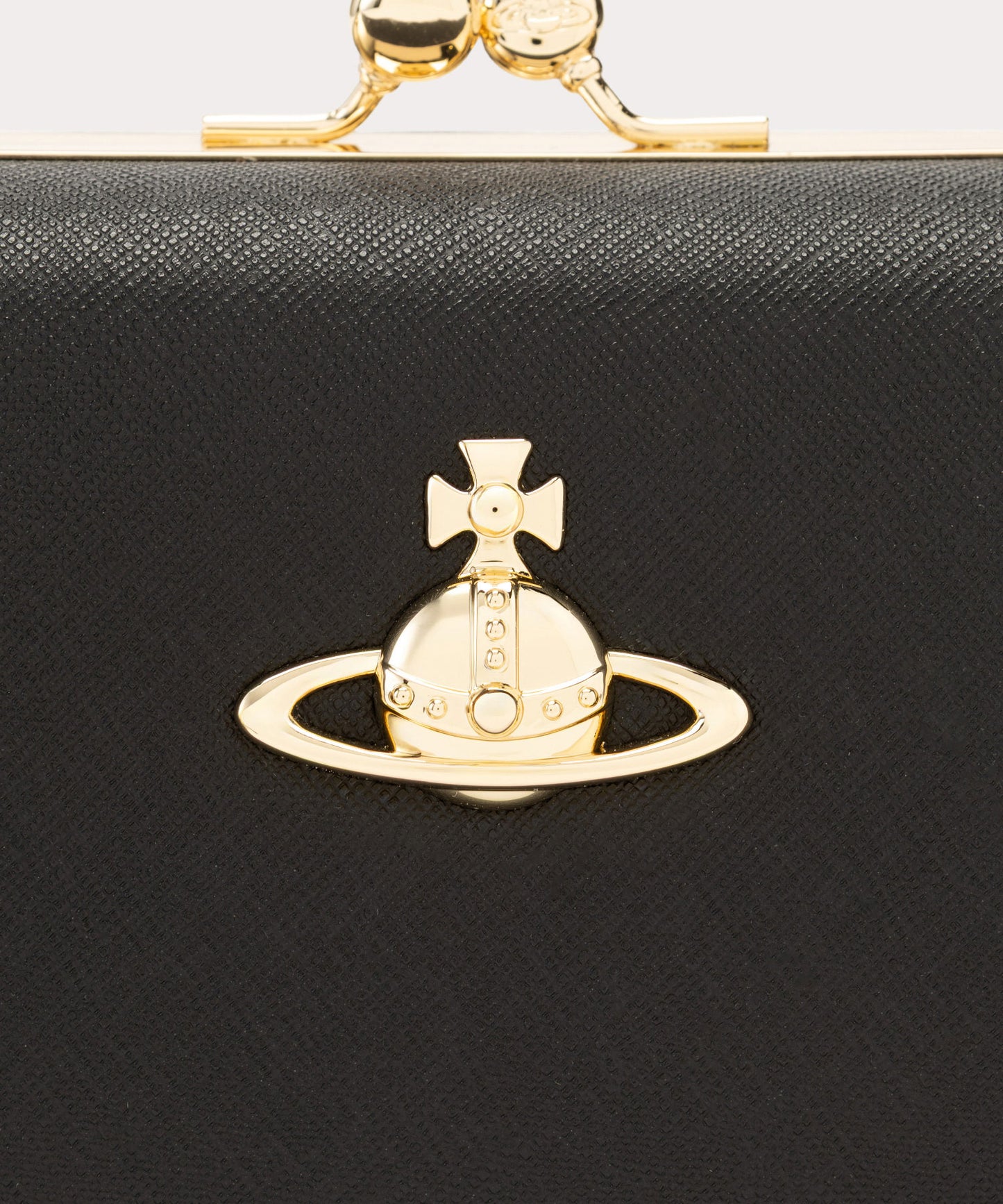 SAFFIANO PLAIN DOLL 口金ショルダーバッグXL