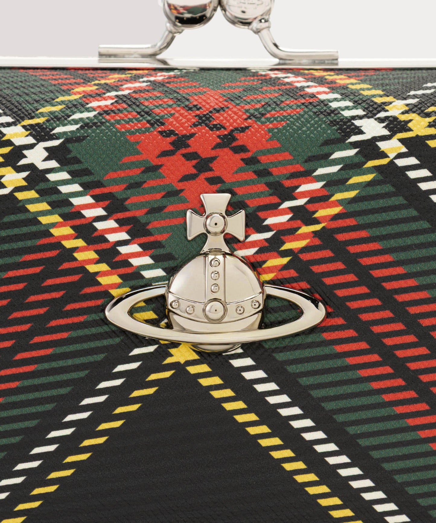 SAFFIANO PRINTED DOLL 口金ショルダーバッグXL