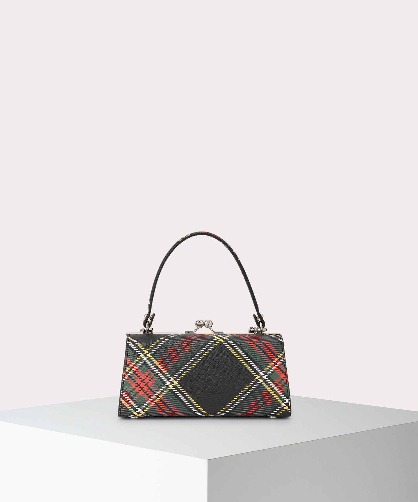 SAFFIANO PRINTED DOLL 口金ショルダーバッグXL
