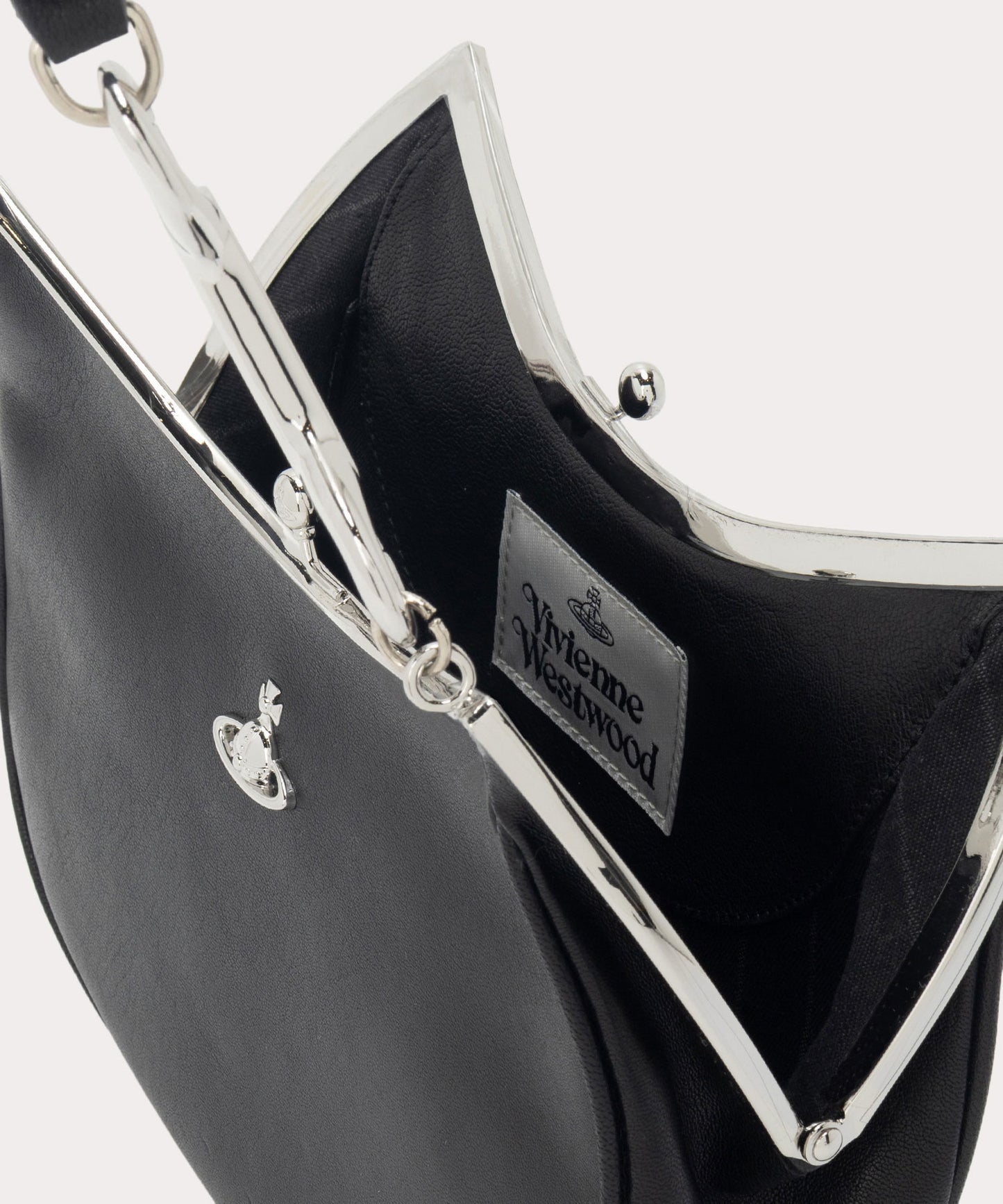 SUPPLE LEATHER CHARM 口金ショルダーバッグ