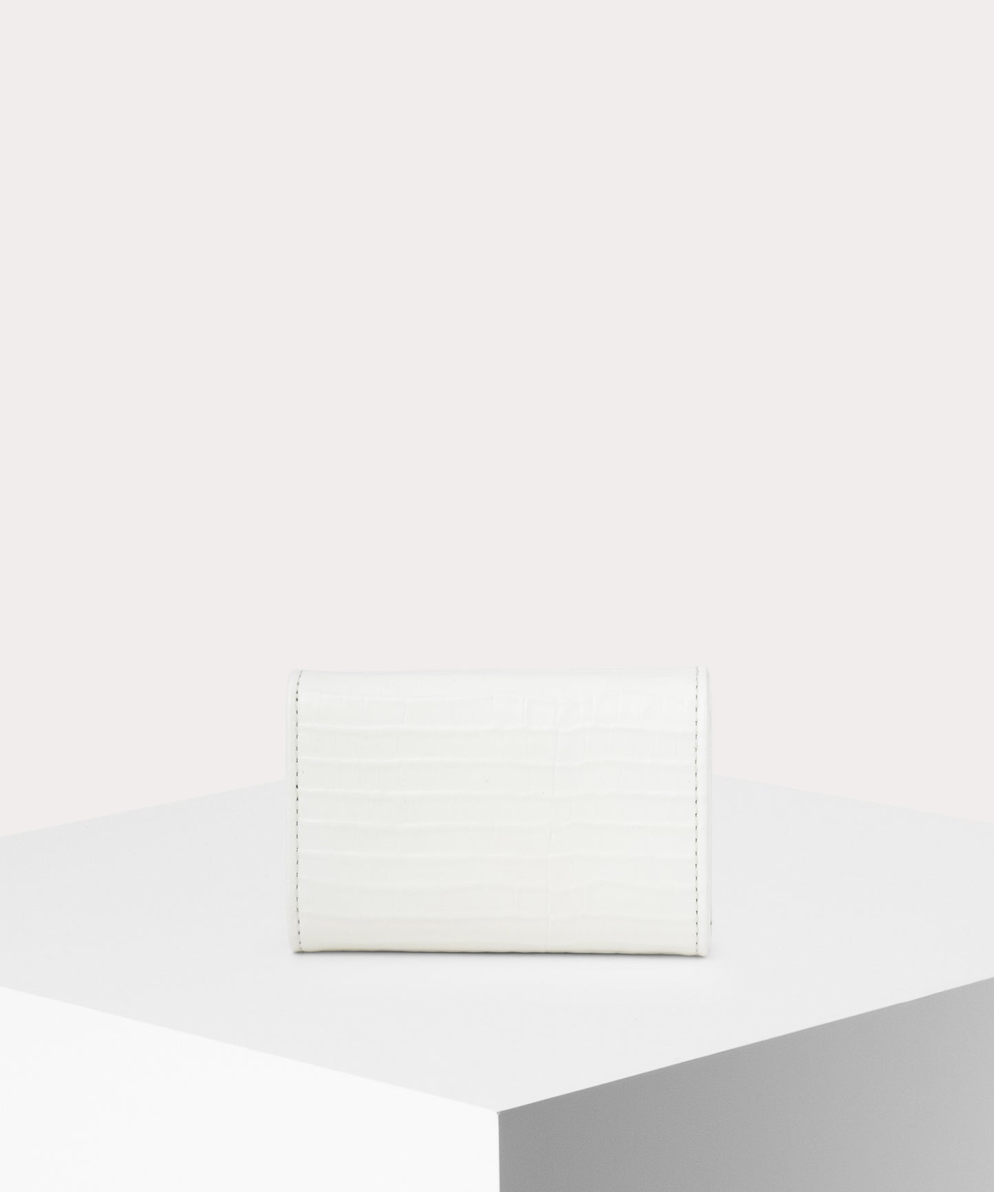 MINI CROC EMBOSSED ENVELOPE 三つ折りミニ財布