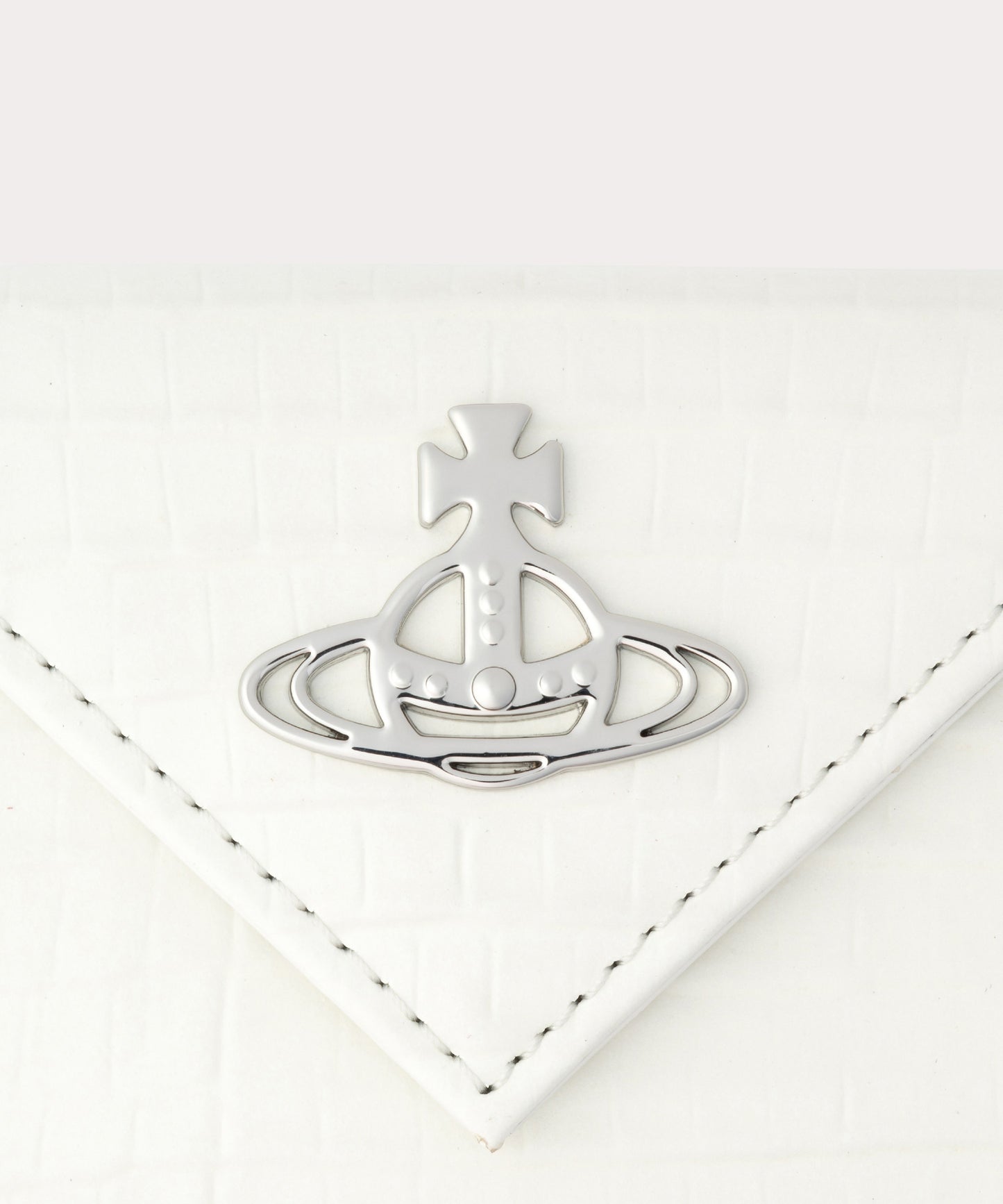 MINI CROC EMBOSSED ENVELOPE 三つ折りミニ財布