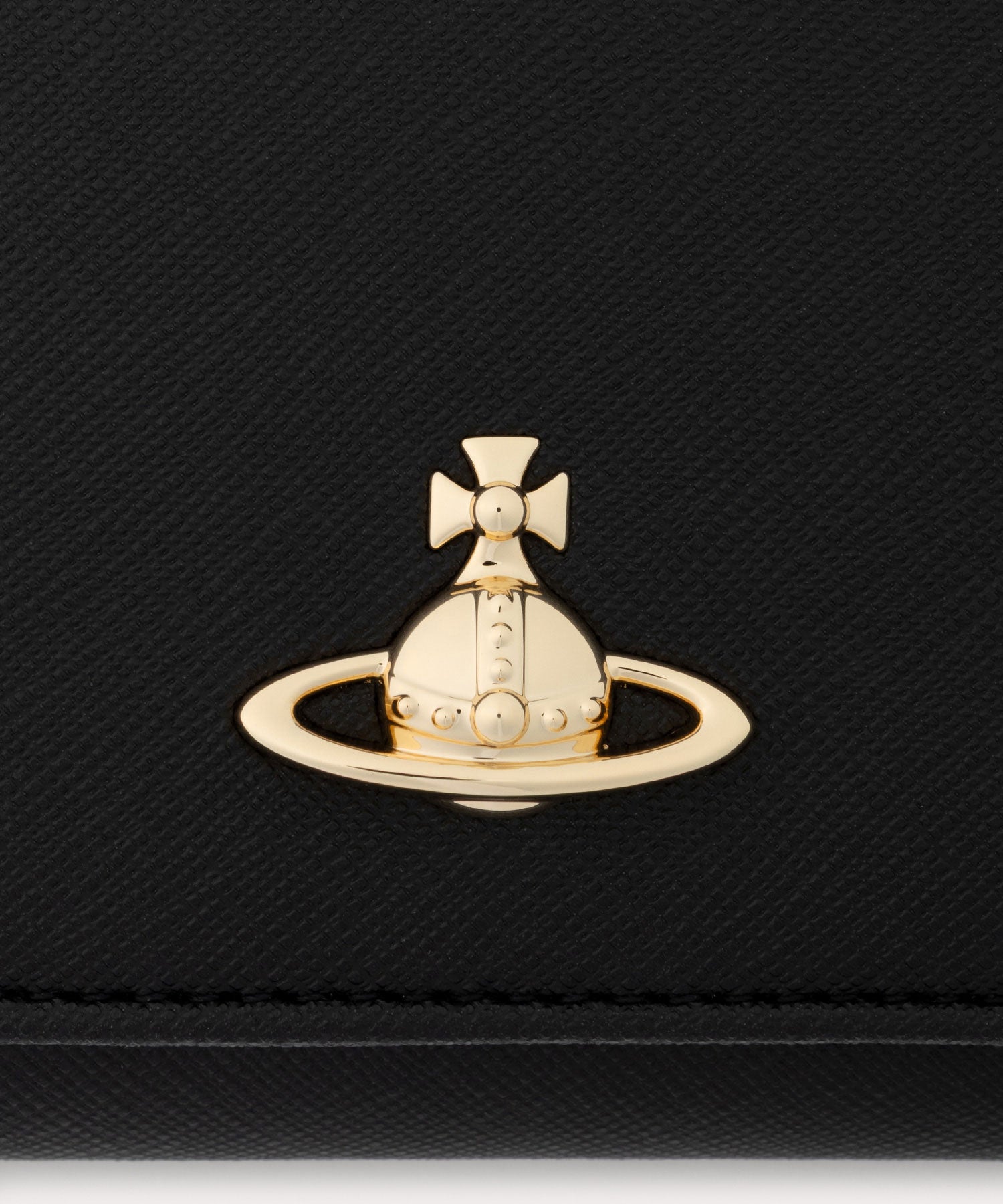 SAFFIANO PLAIN 口金三つ折り財布