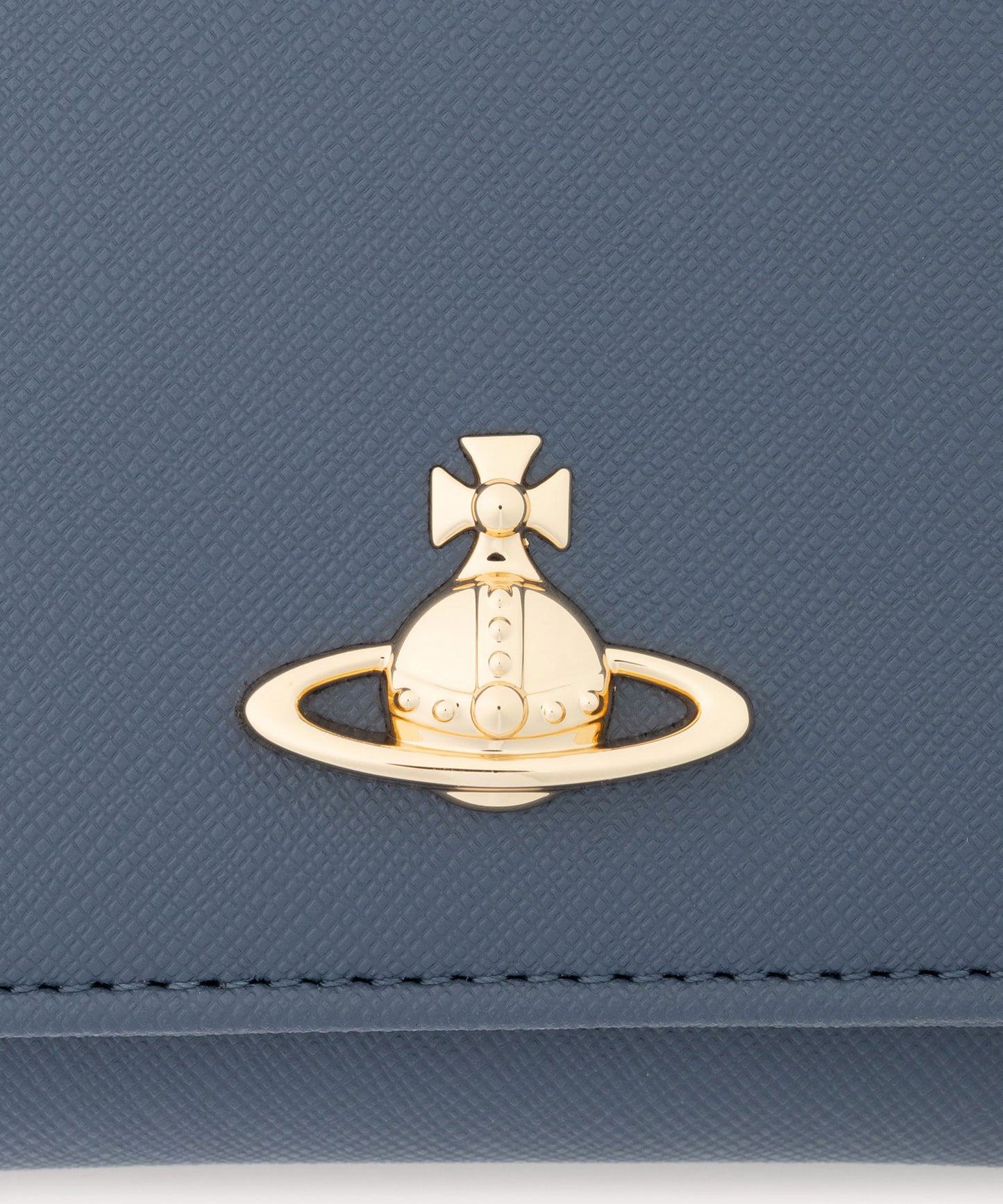 SAFFIANO PLAIN 口金三つ折り財布