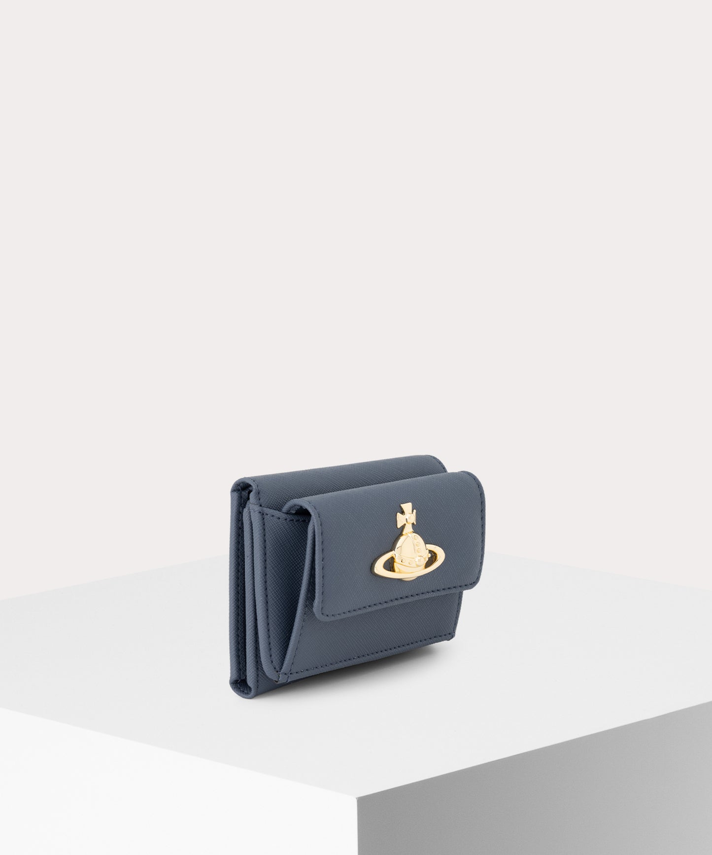 SAFFIANO PLAIN 三つ折りミニ財布