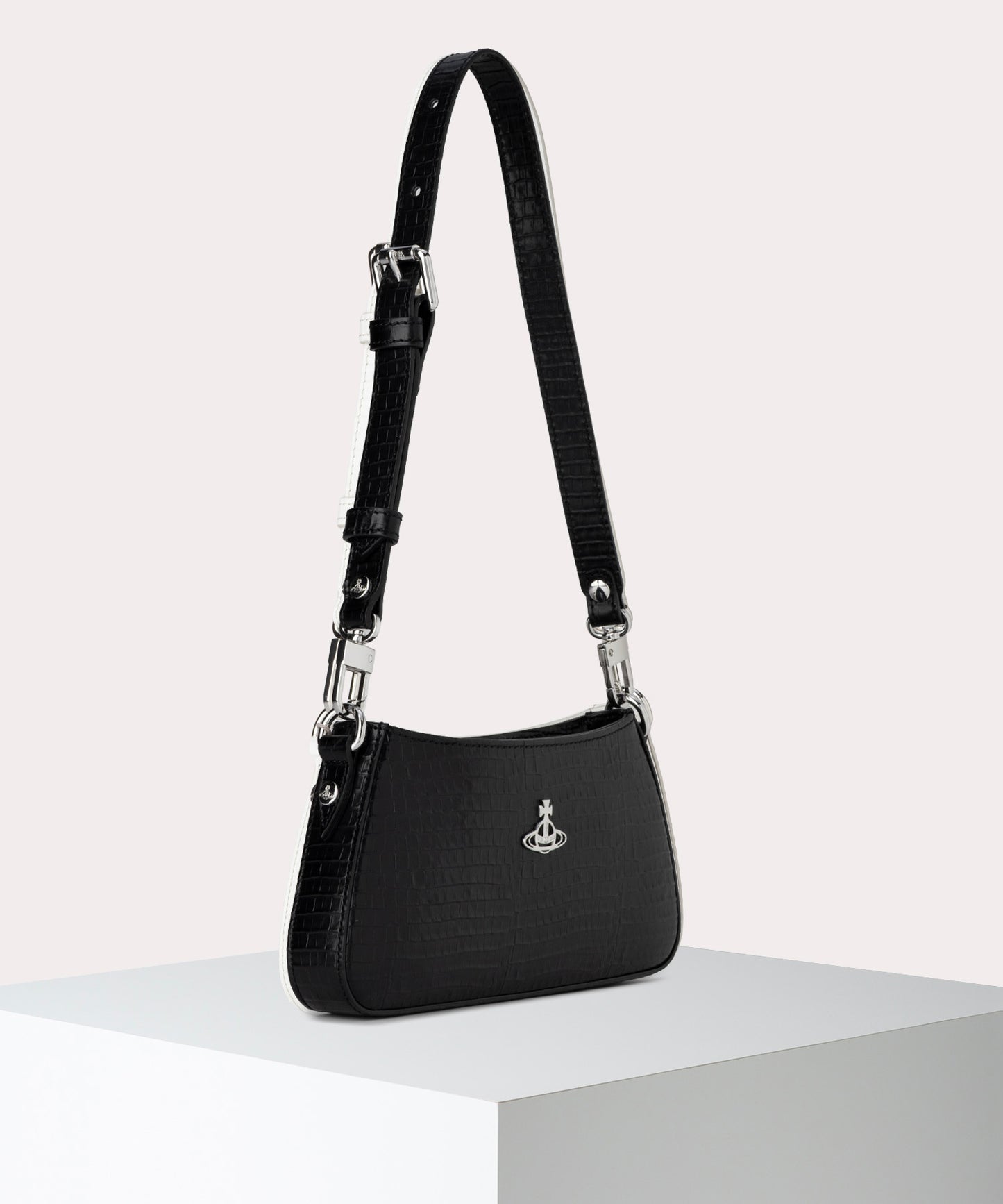 MINI CROC EMBOSSED TASHA ショルダーバッグ