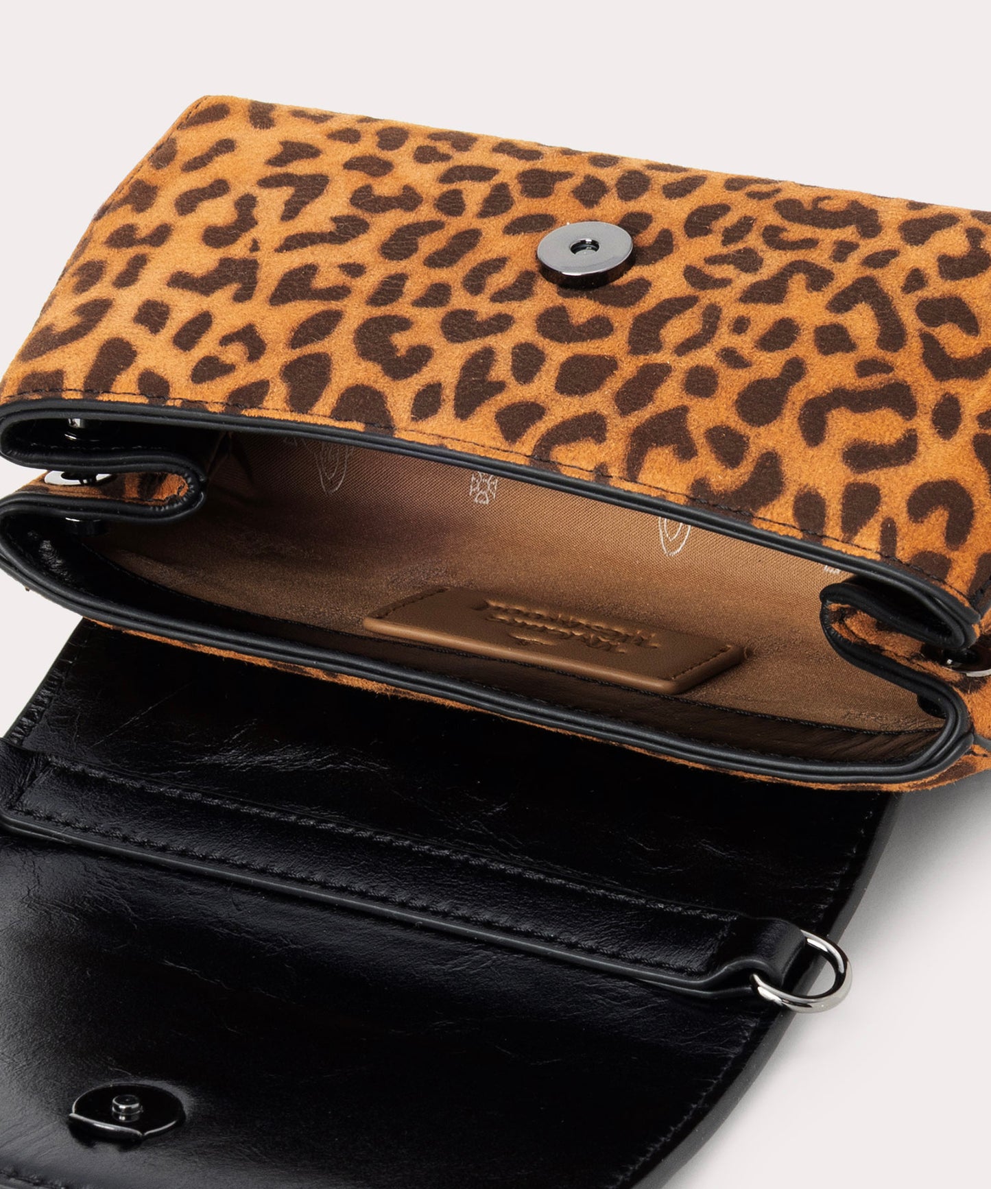 PRINTED SUEDE HAZEL ハンドバッグS