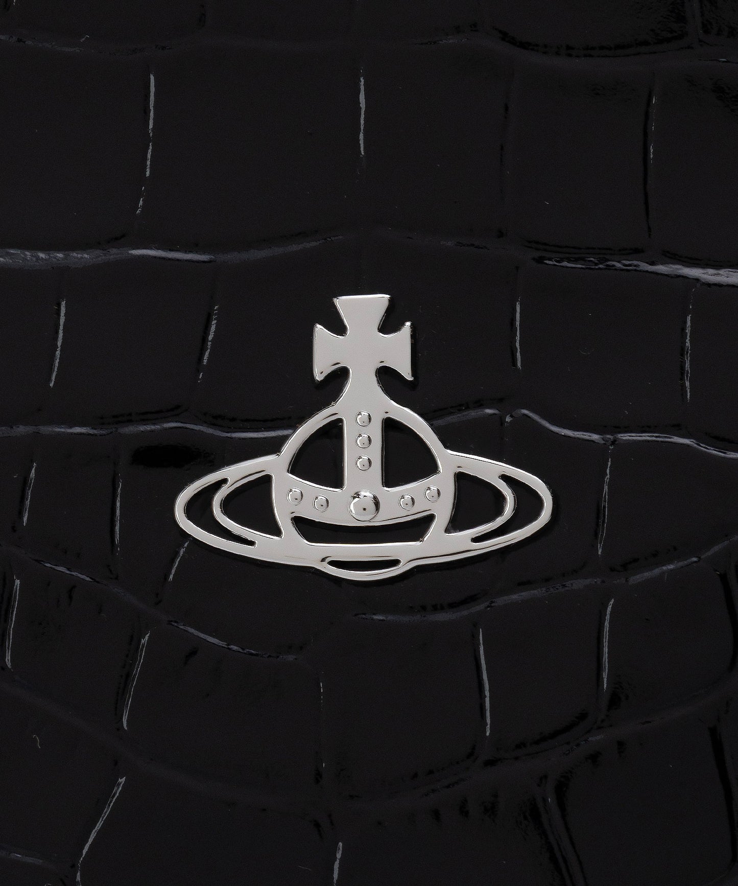 EMBOSS CROC LEATHER GRANNY 口金ショルダーバッグ