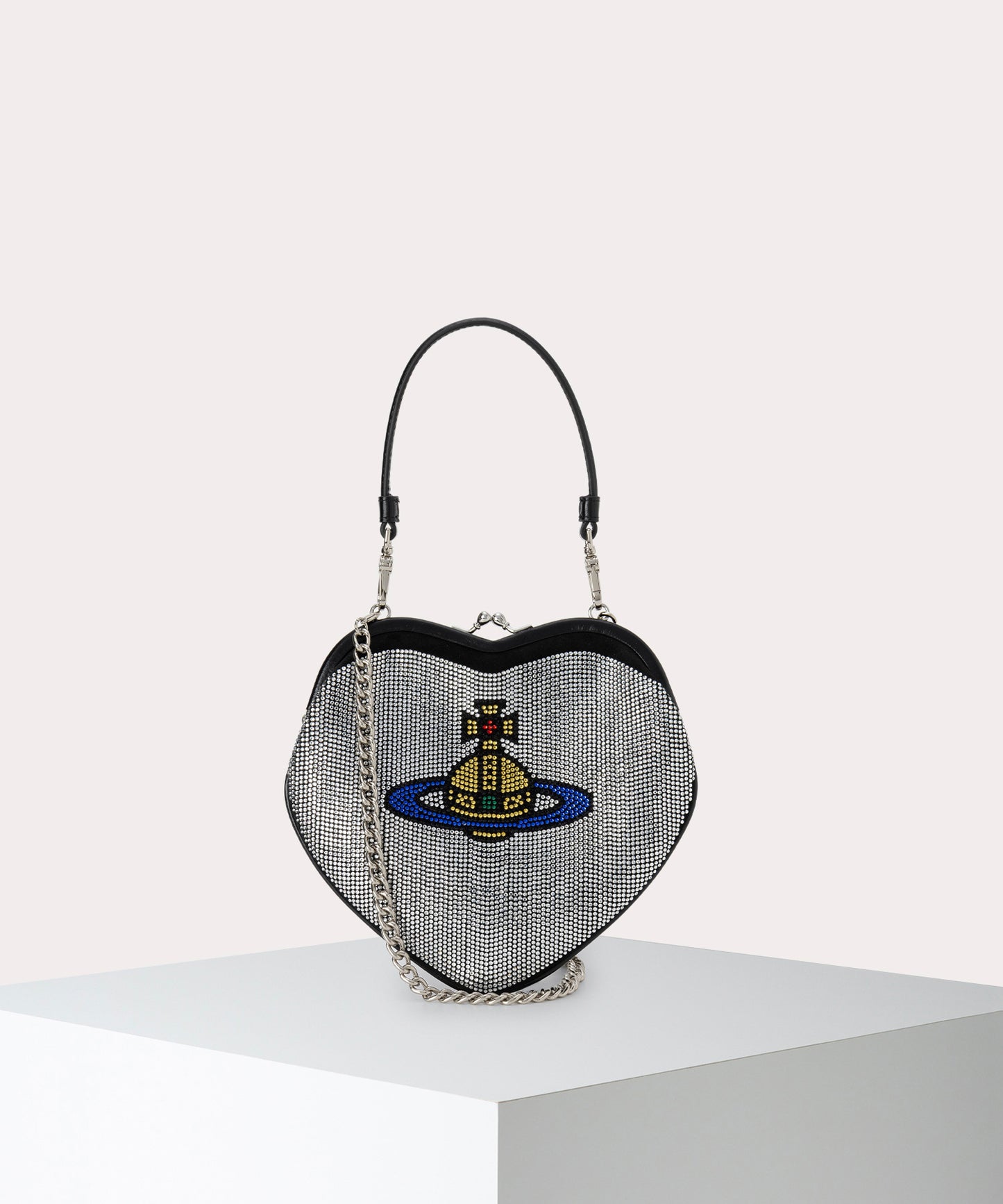 HOTFIX DIAMANTE BELLE HEART 口金ショルダーバッグ