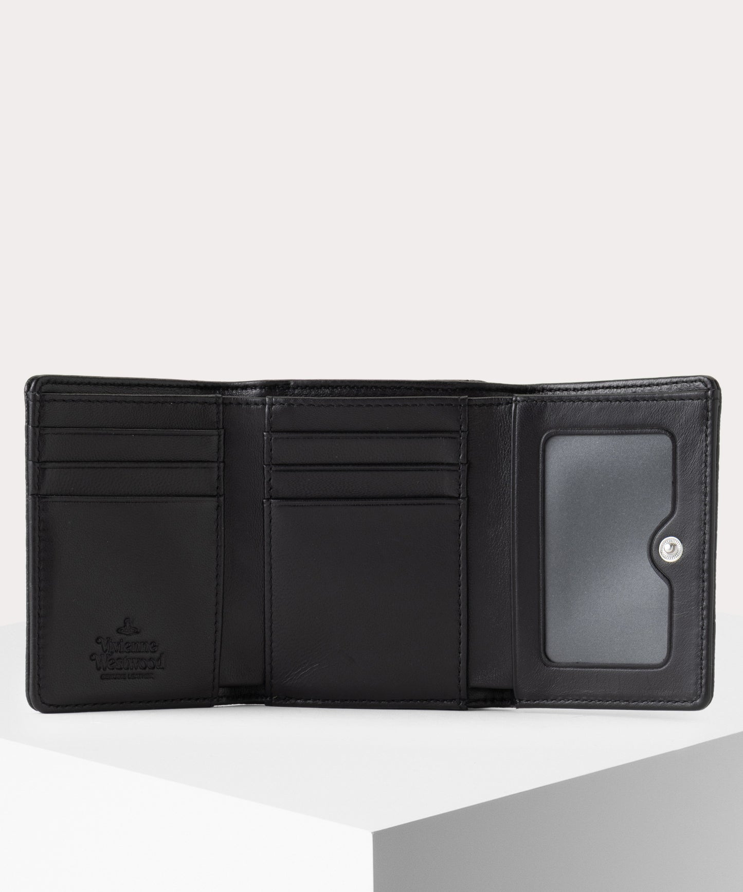 EMBOSSED NAPPA 口金三つ折り財布