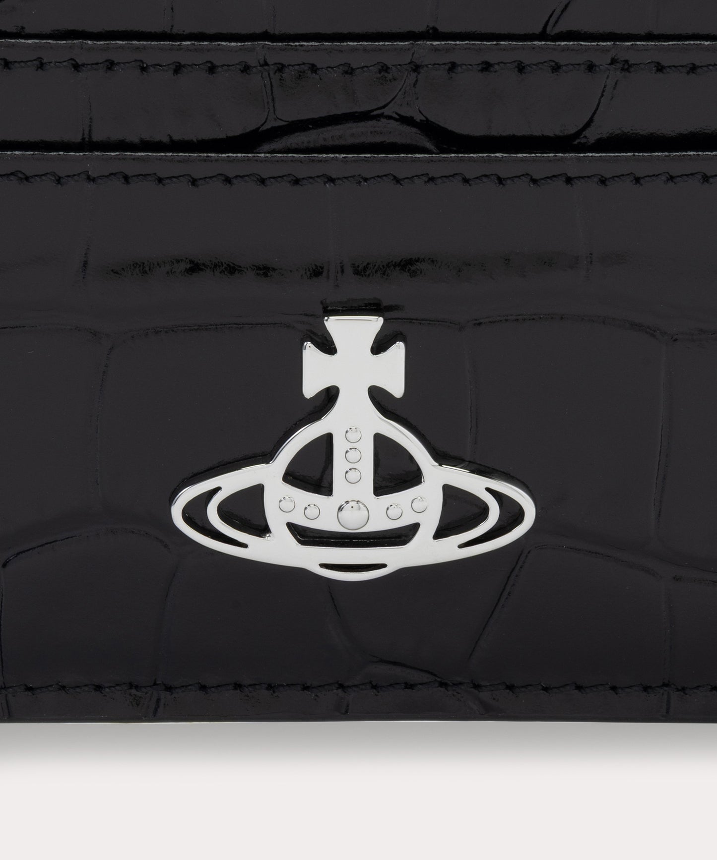 EMBOSS CROC LEATHER カードケース