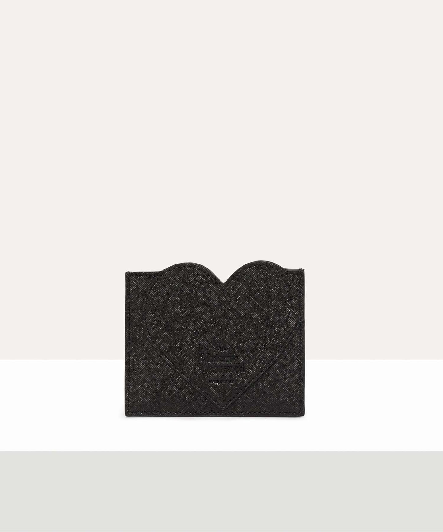 SAFFIANO PLAIN HEART カードケース