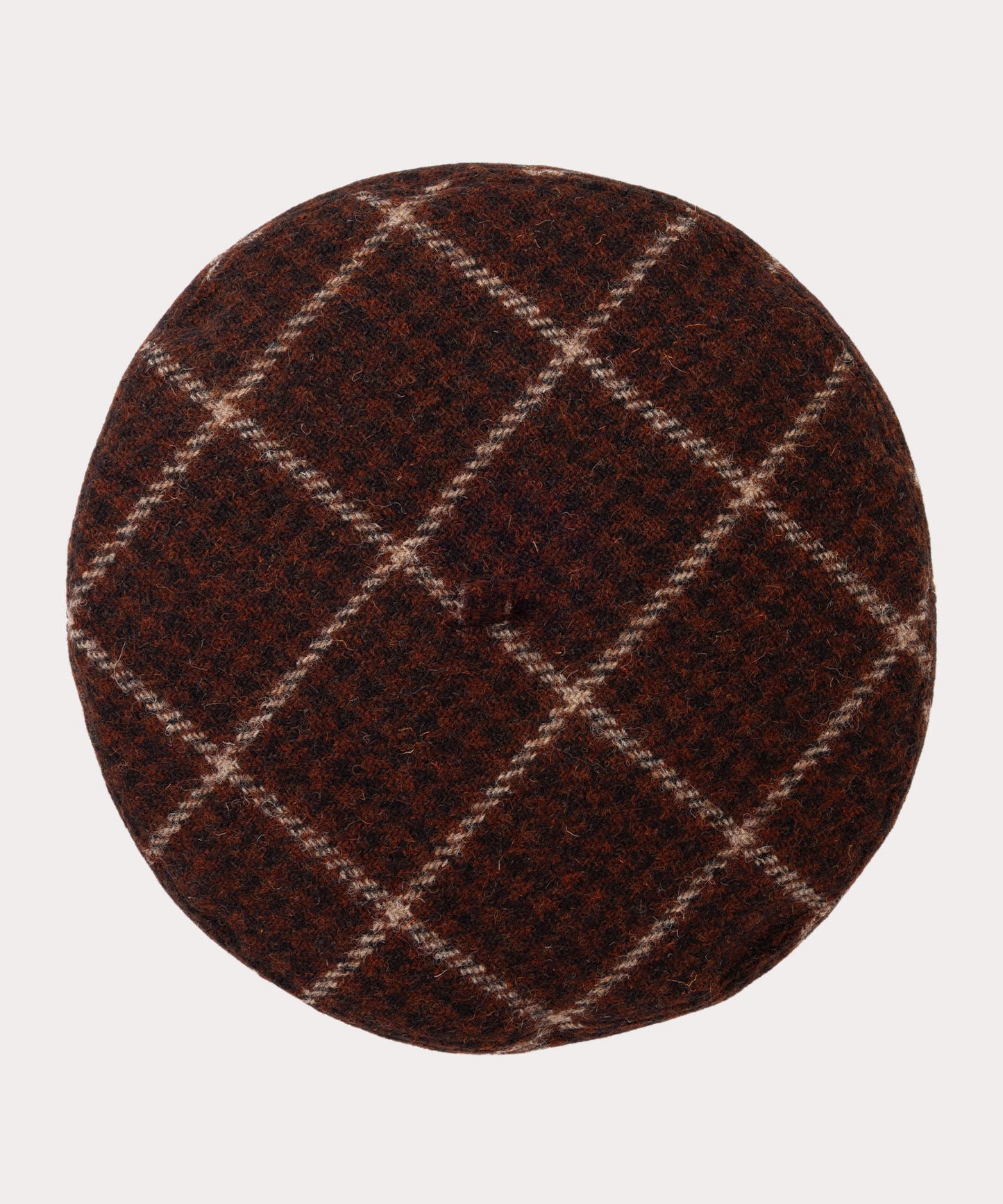 HARRIS TWEED CHECK ベレー