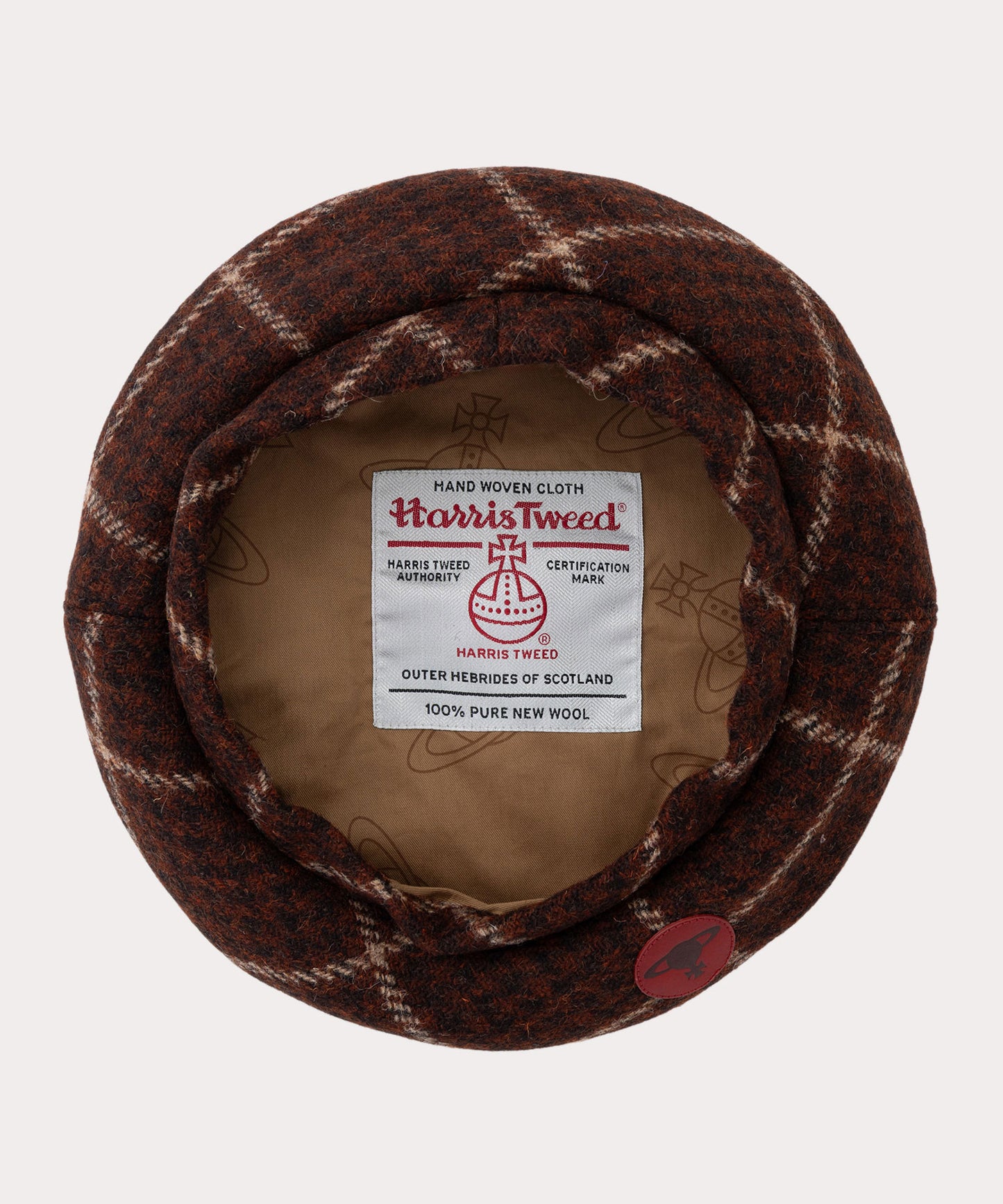 HARRIS TWEED CHECK ベレー