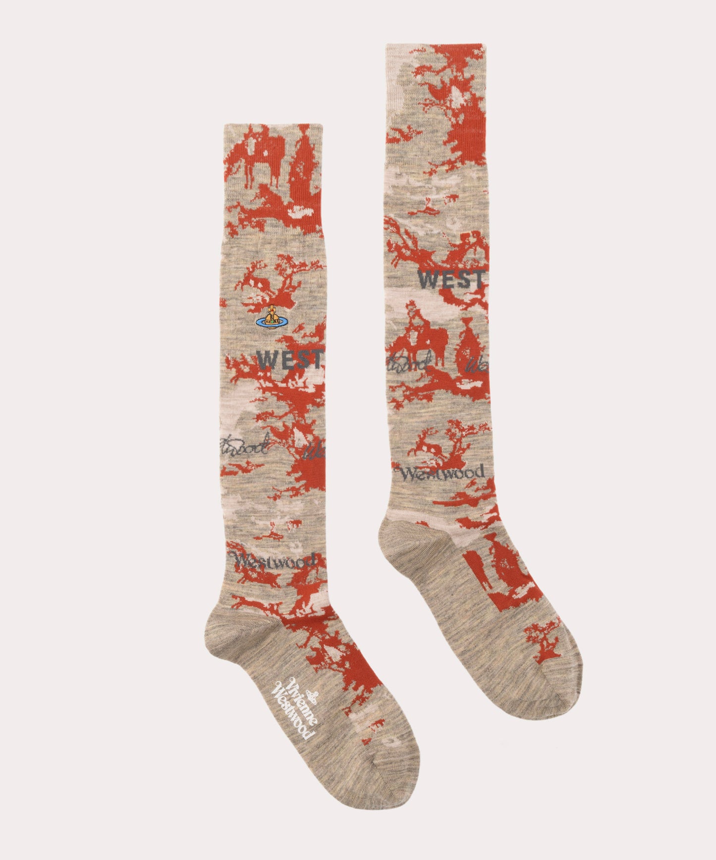 TOILE DE JOUY ハイソックス