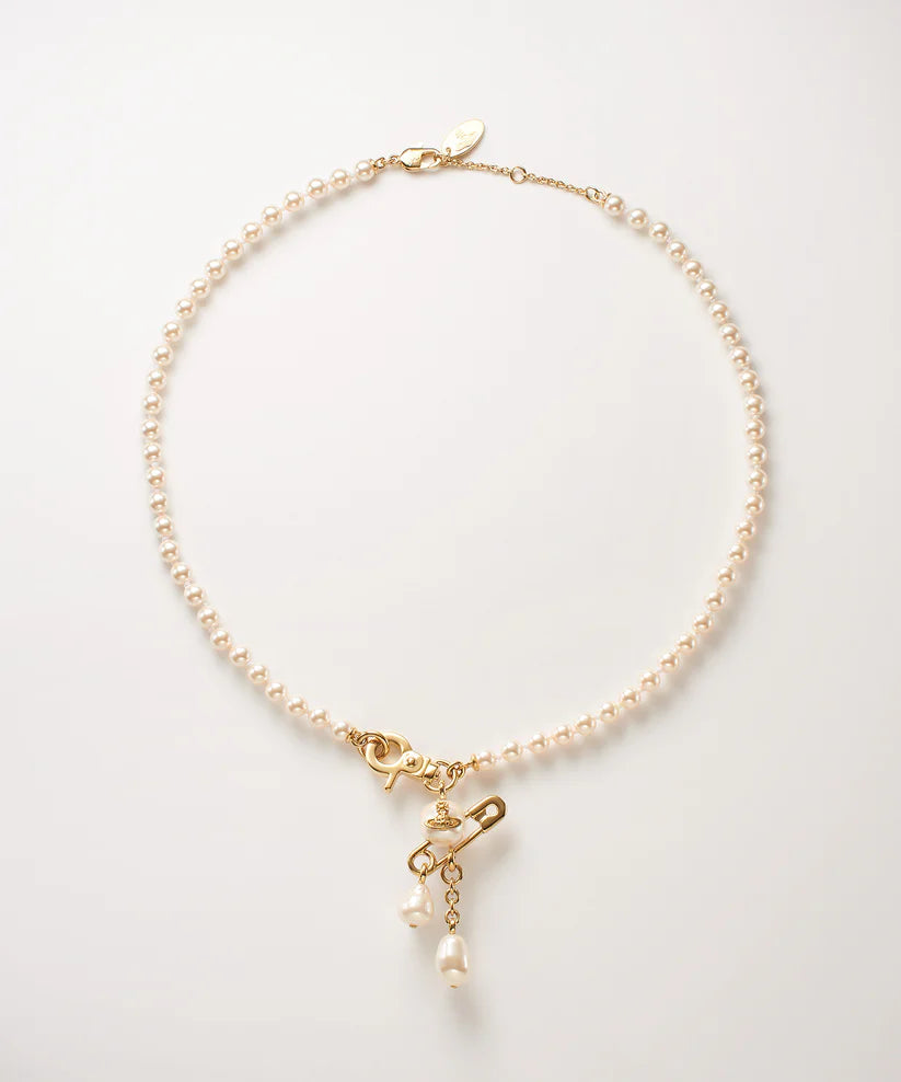 CLAUDE SMALL PEARL ネックレス