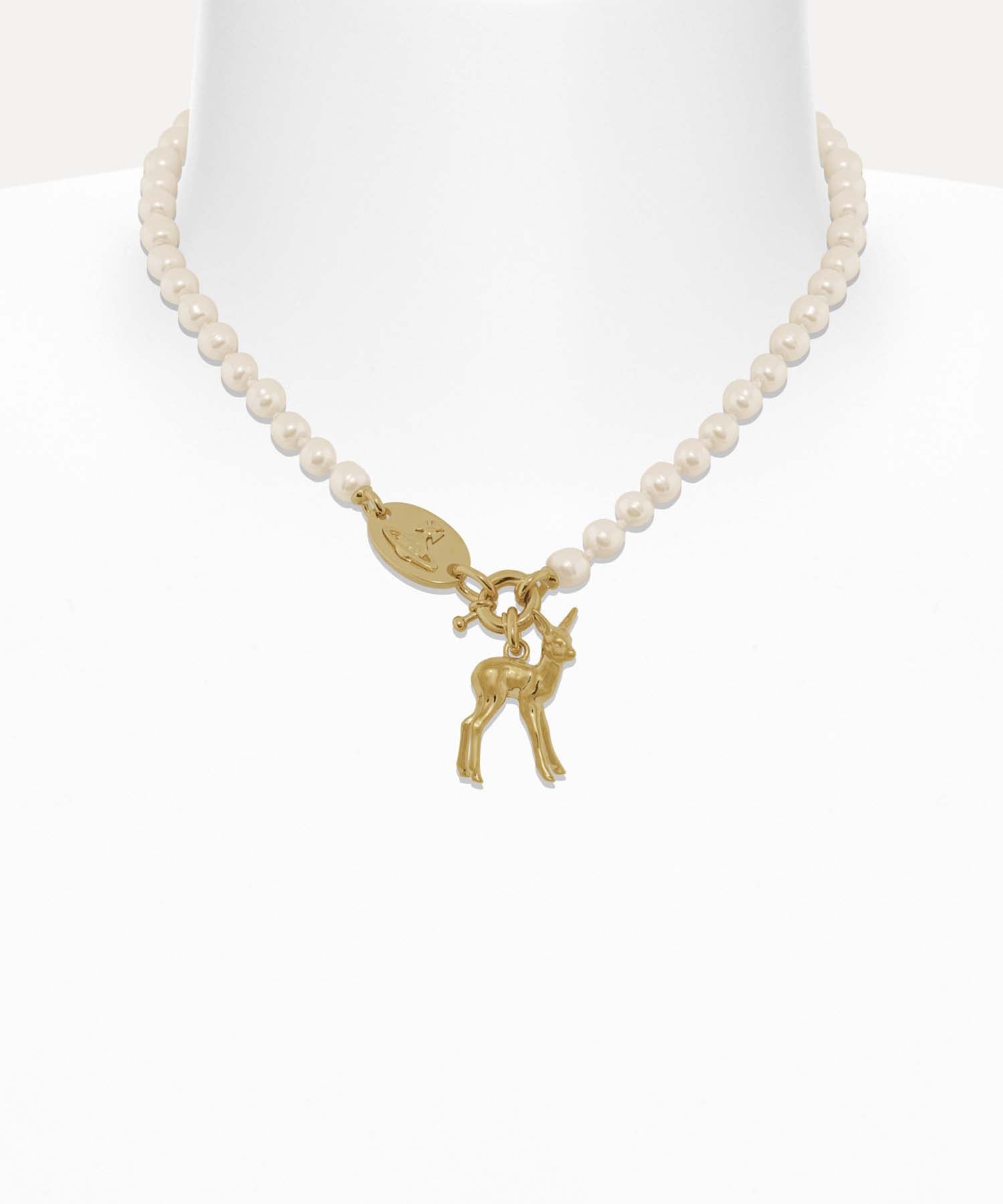 MONETTE SMALL PEARL ネックレス(ゴールド)（メンズ）（1250961222