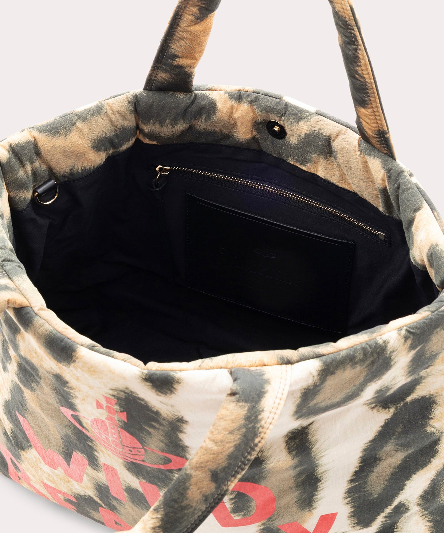 PRINTED PADDED NYLON MAUDトートバッグL