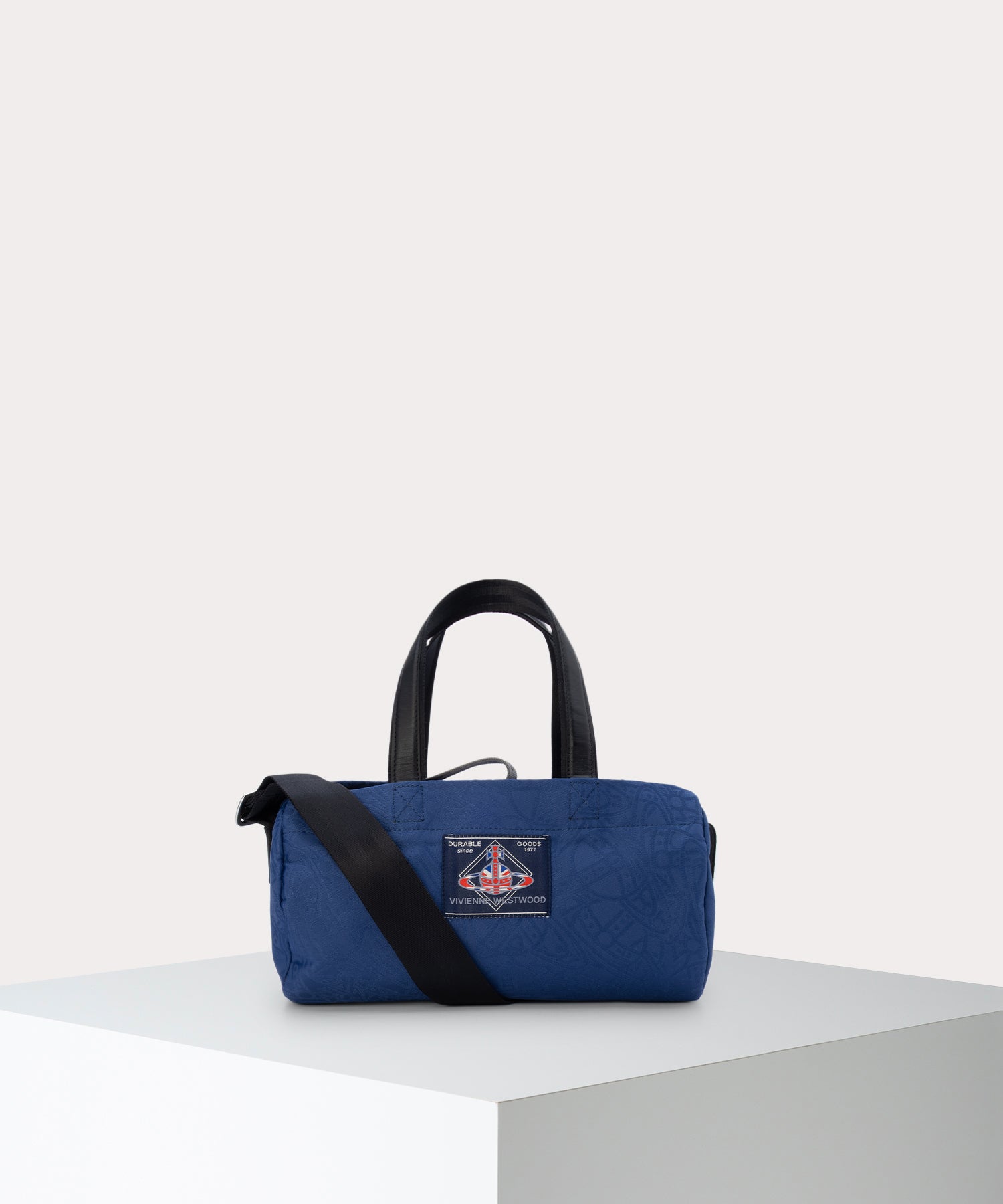 TANGLED ORB JACQUARD CYLINDER ショルダーバッグ(ブルー)（メンズ