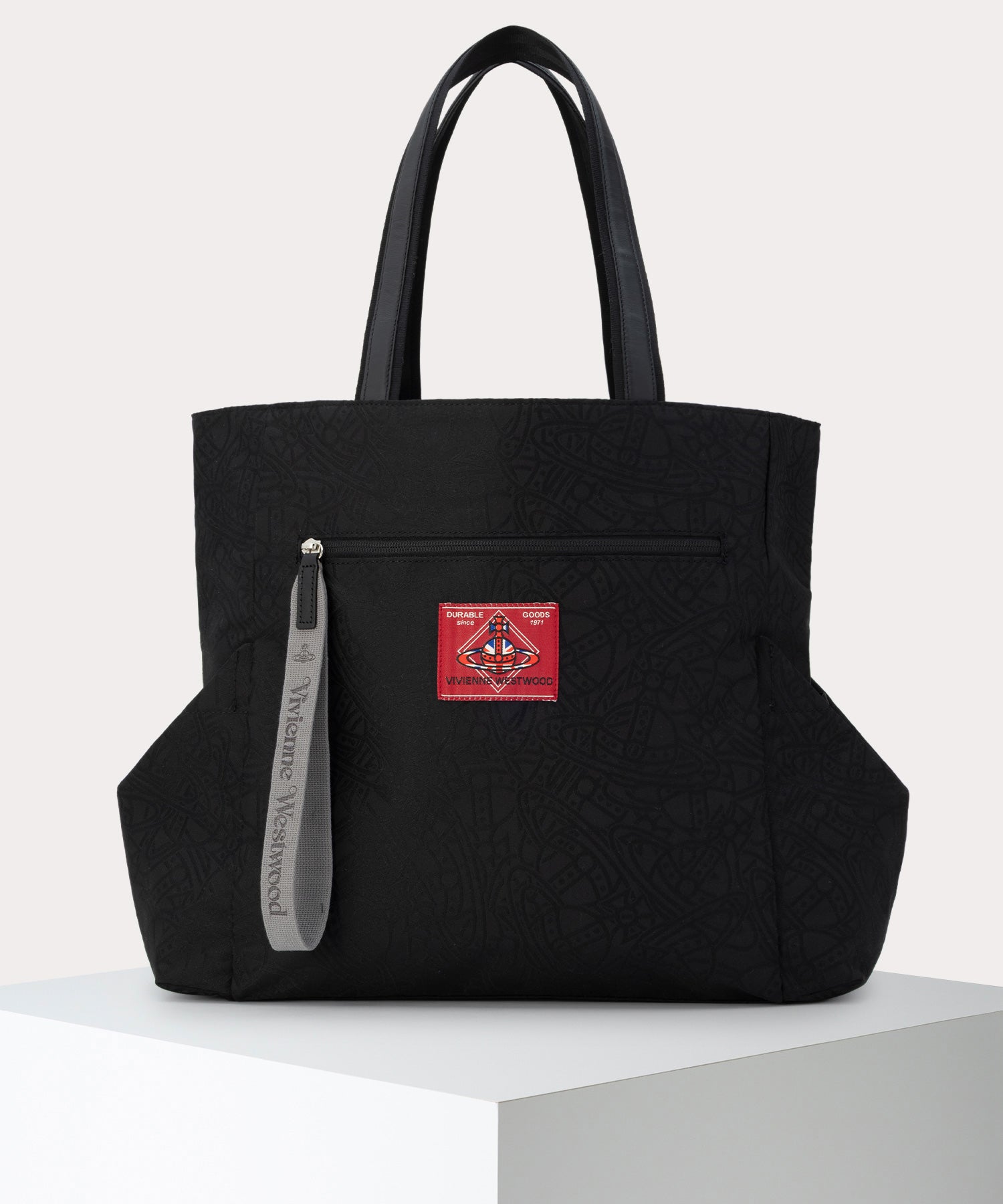 TANGLED ORB JACQUARDトートバッグM(ブラック)（メンズ）（1320961024